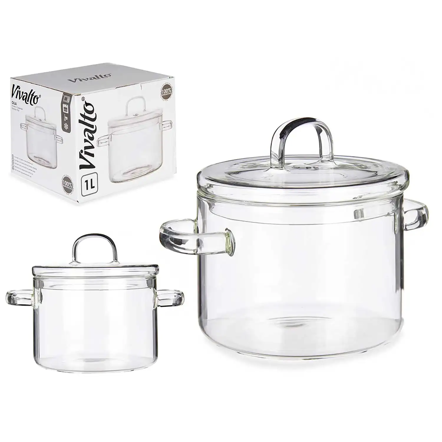 OLLA DE BOROSILICATO 1000ML