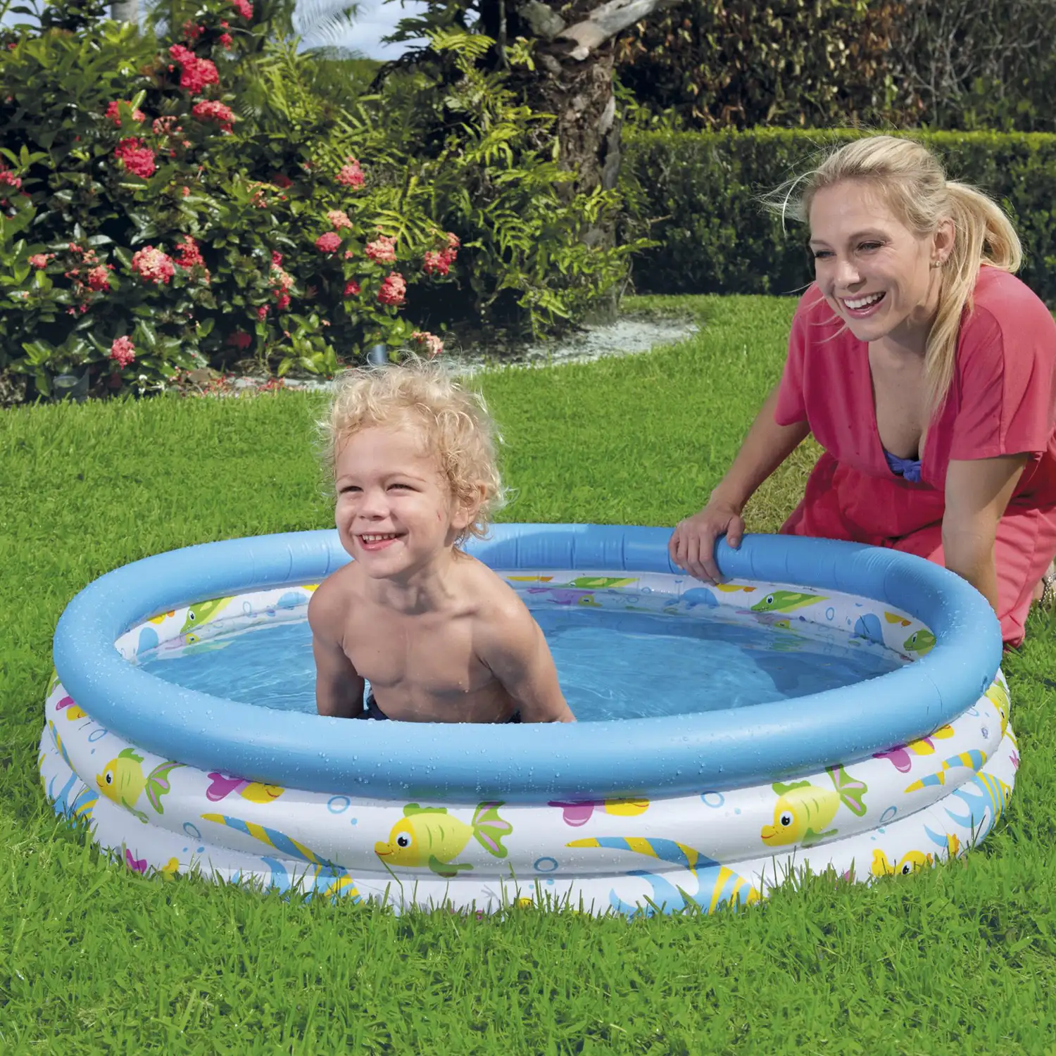 Bestway. Piscina Infantil Coral. Ø102x25 cm.