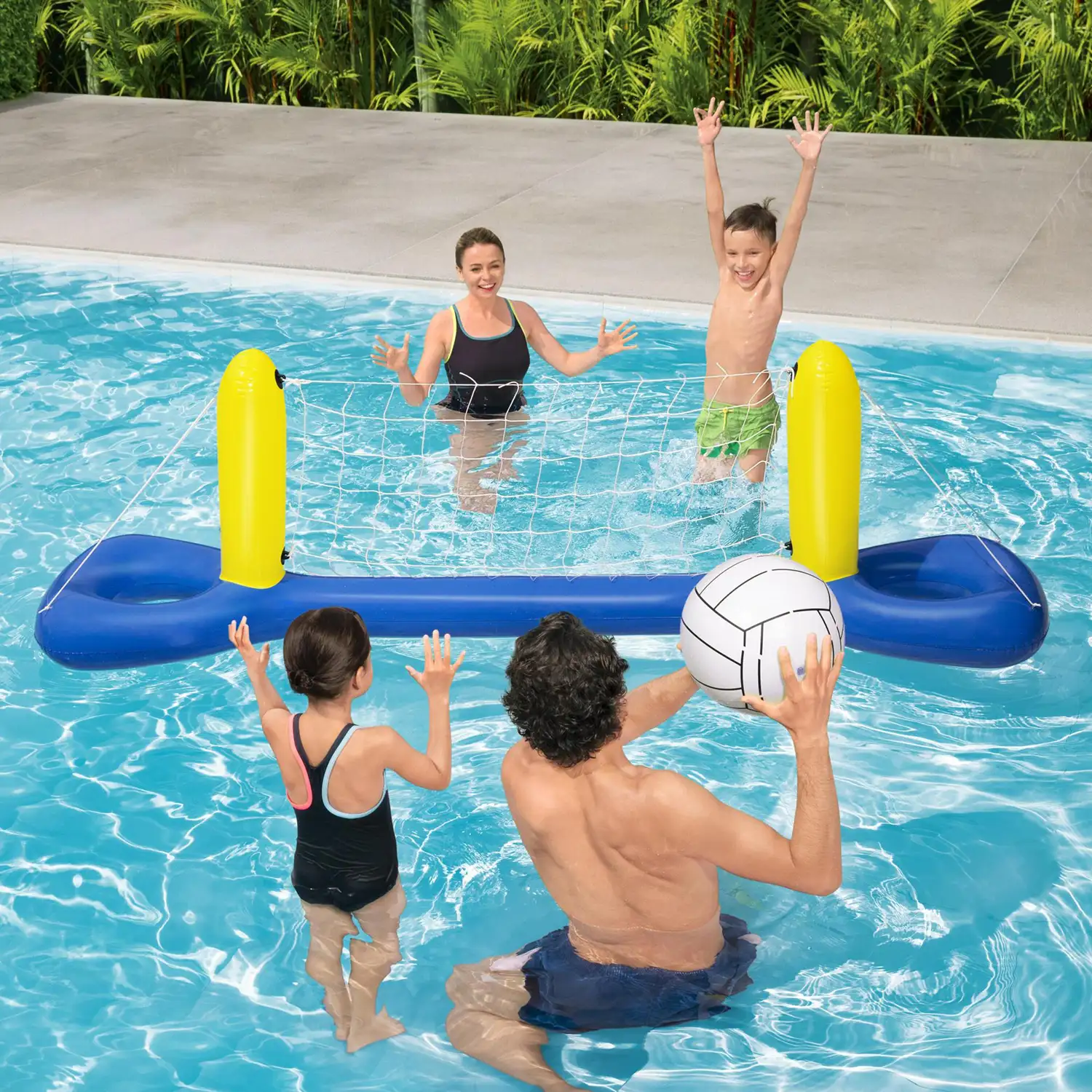 BESTWAY. JUEGO FLOTANTE DE VOLLEYBALL 244X64 CM. EDAD +3 AÑOS