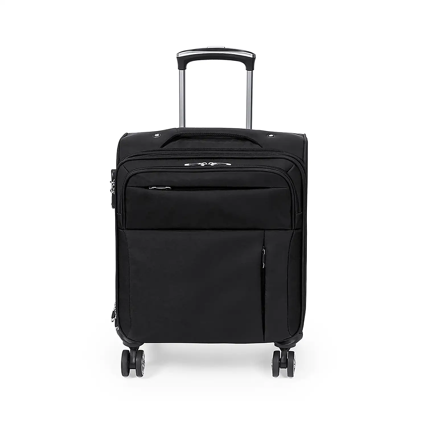 Trolley. 4 ruedas dobles giratorias. Bolsillo Acolchado para Portátil. Cierre Seguridad