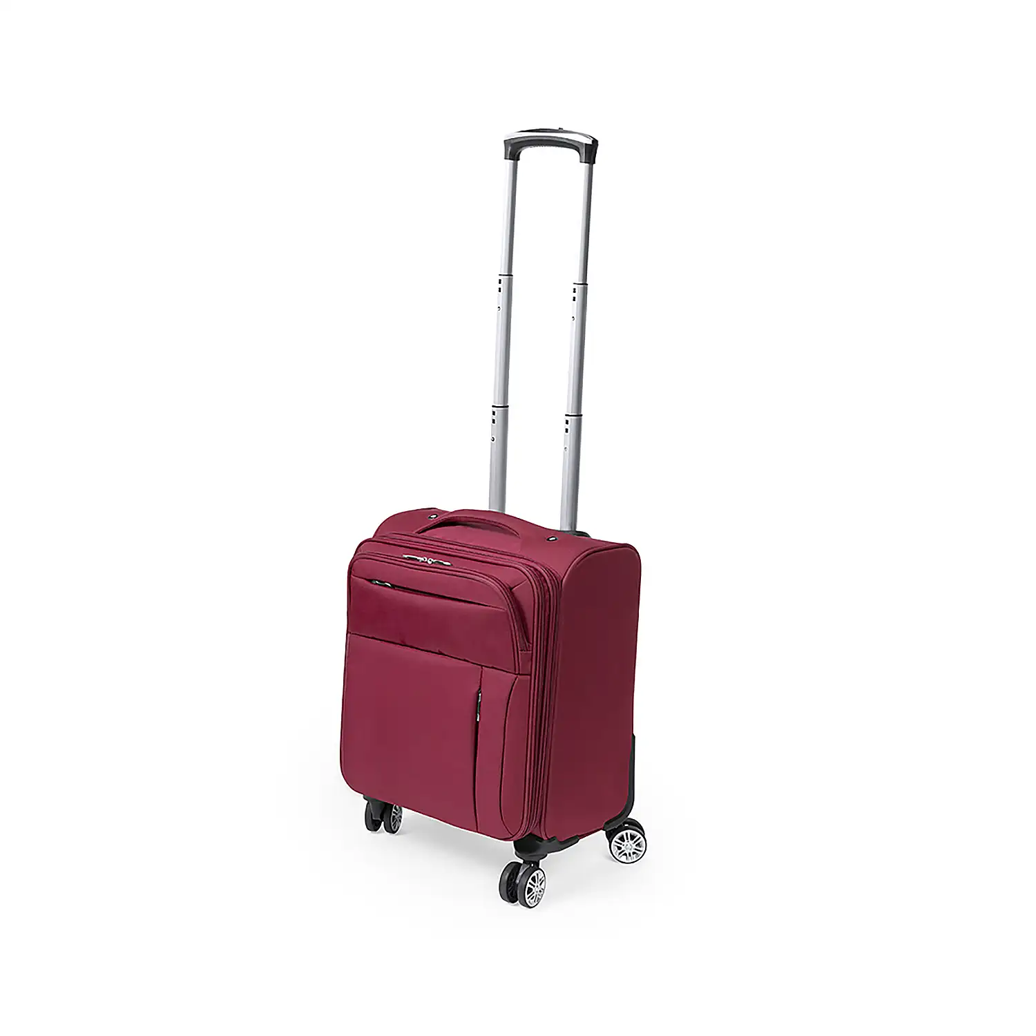 Trolley. 4 ruedas dobles giratorias. Bolsillo Acolchado para Portátil. Cierre Seguridad
