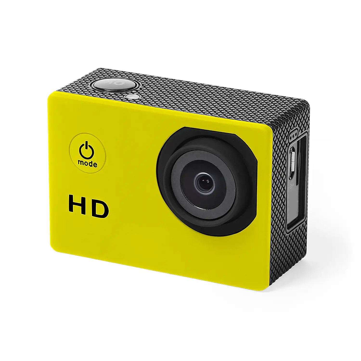 Cámara deportiva Komir HD720P con 12 mpx, pantalla 2 pulgadas y 14 accesorios.
