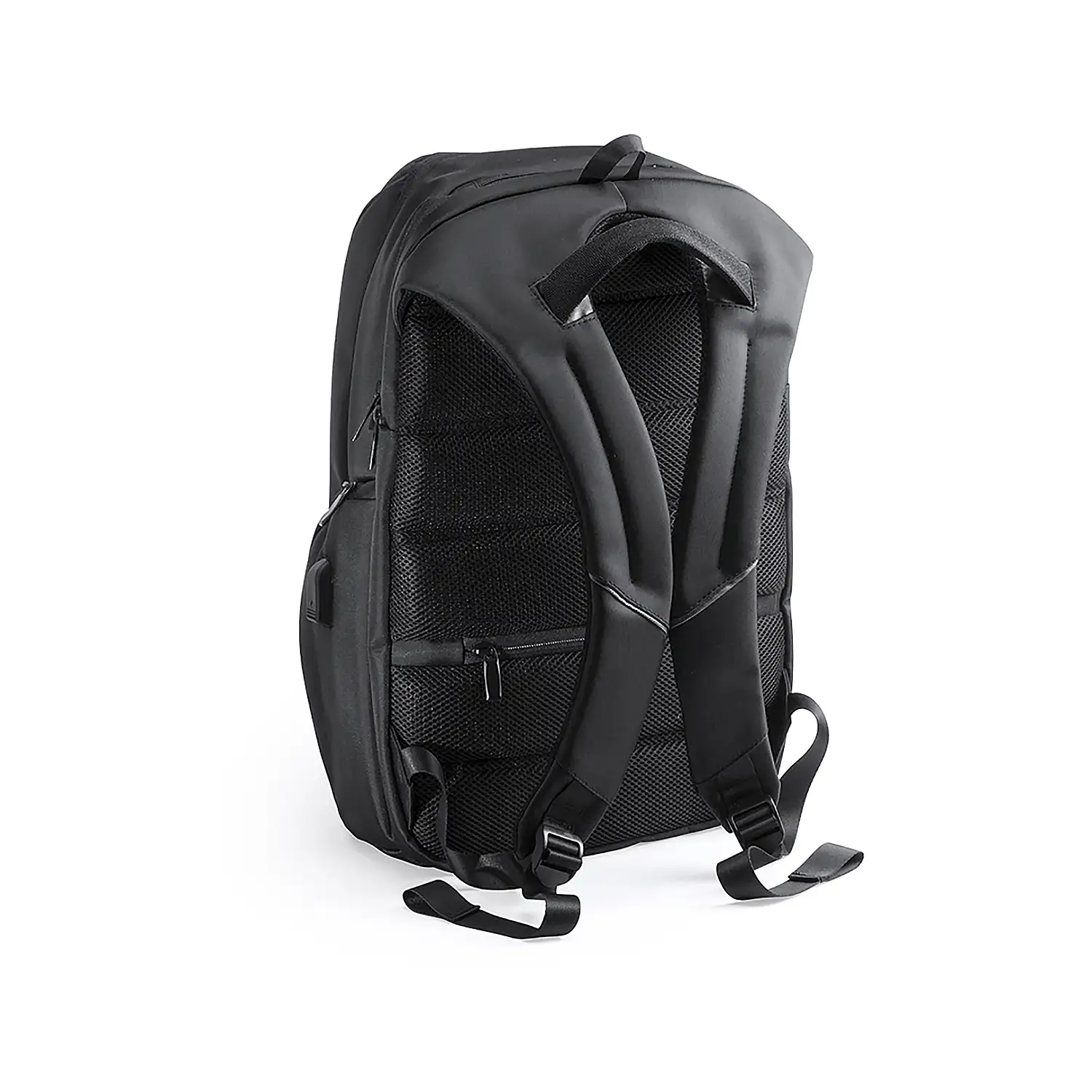 Mochila Conexión USB. Bolsillo Acolchado para Portátil. Parte Trasera y Cintas Acolchadas