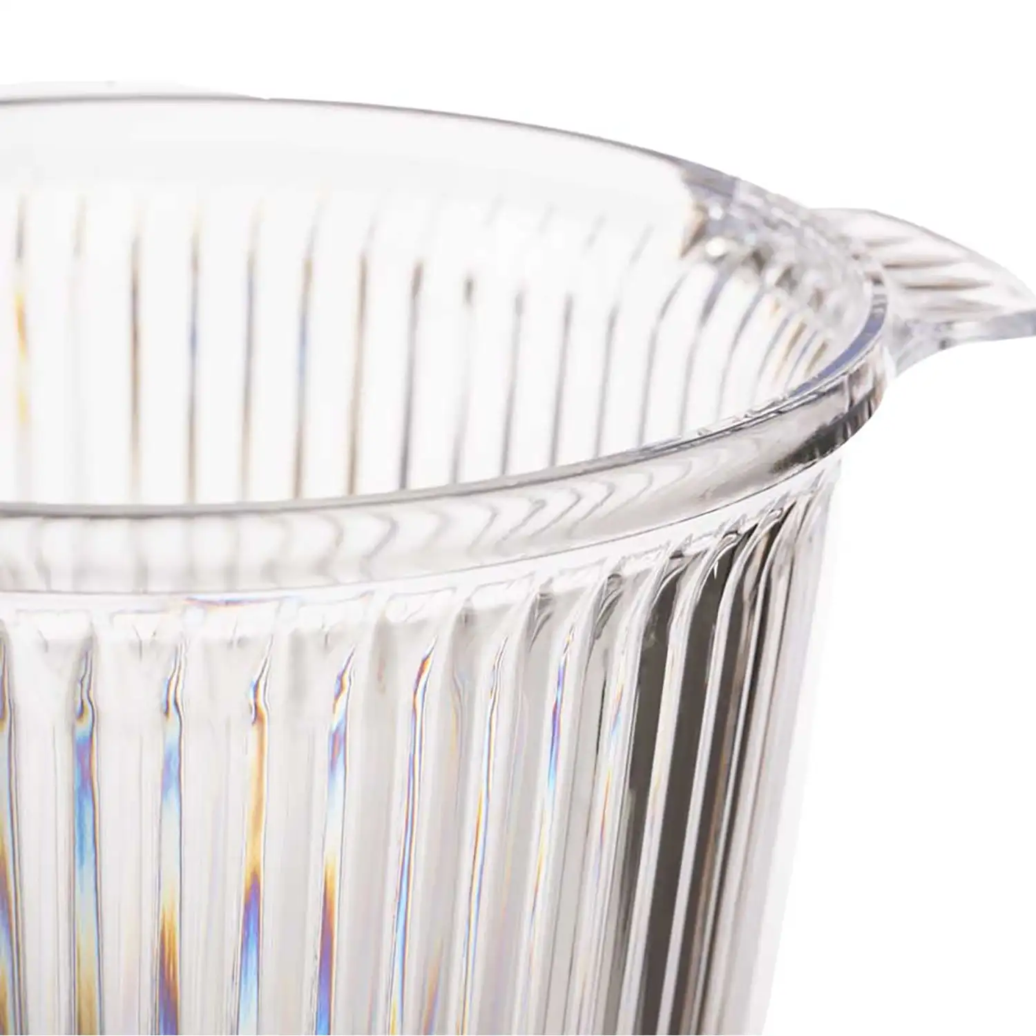 CUBITERA RAYADA PLASTICO TRANSPARENTE