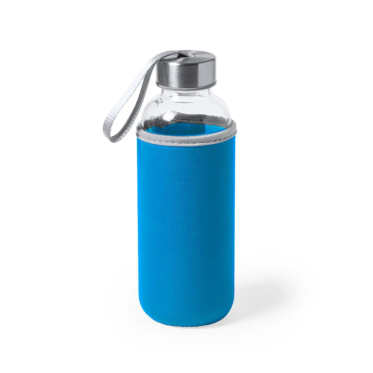 Bidón cristal 420 ml. con funda Soft Shell