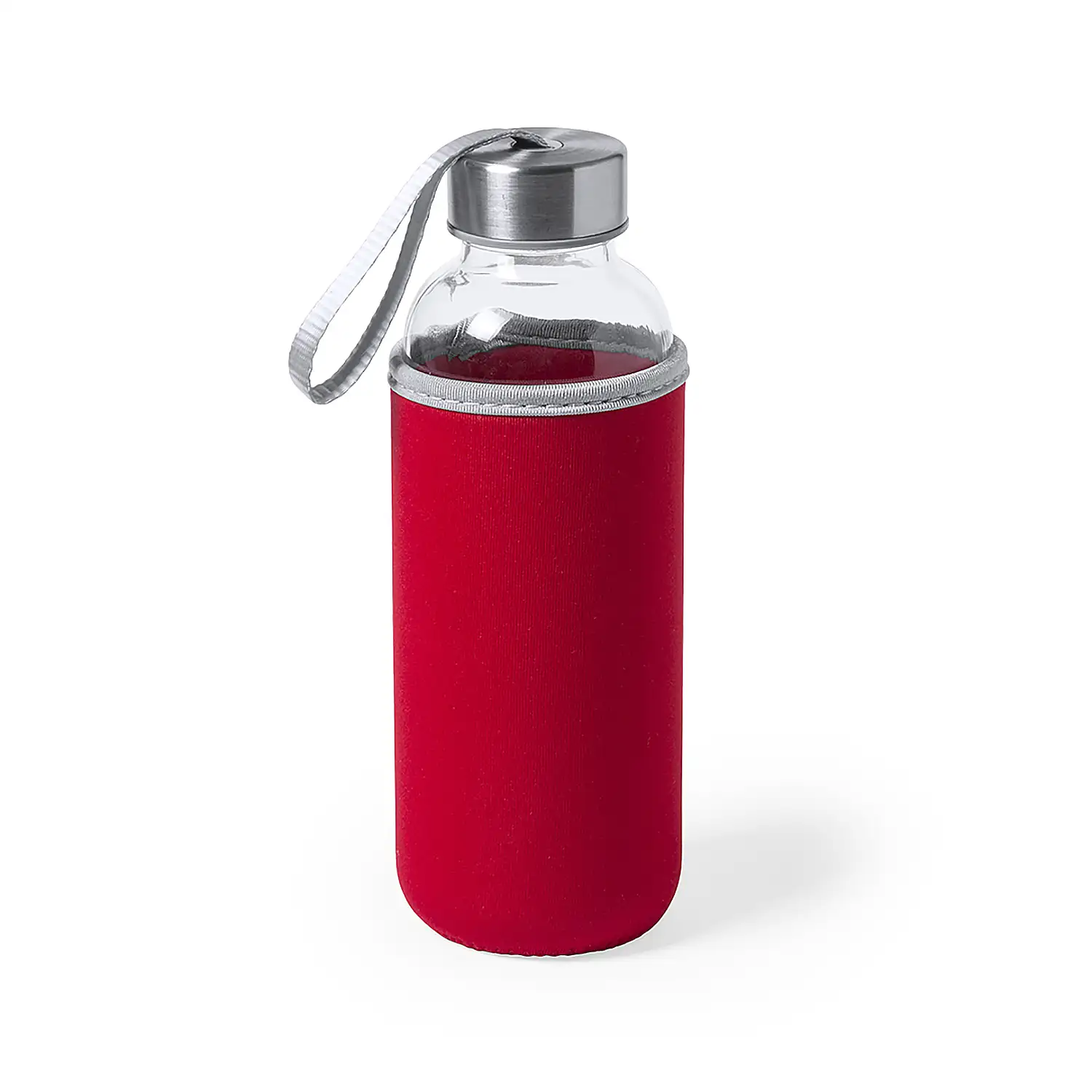 Bidón cristal 420 ml. con funda Soft Shell