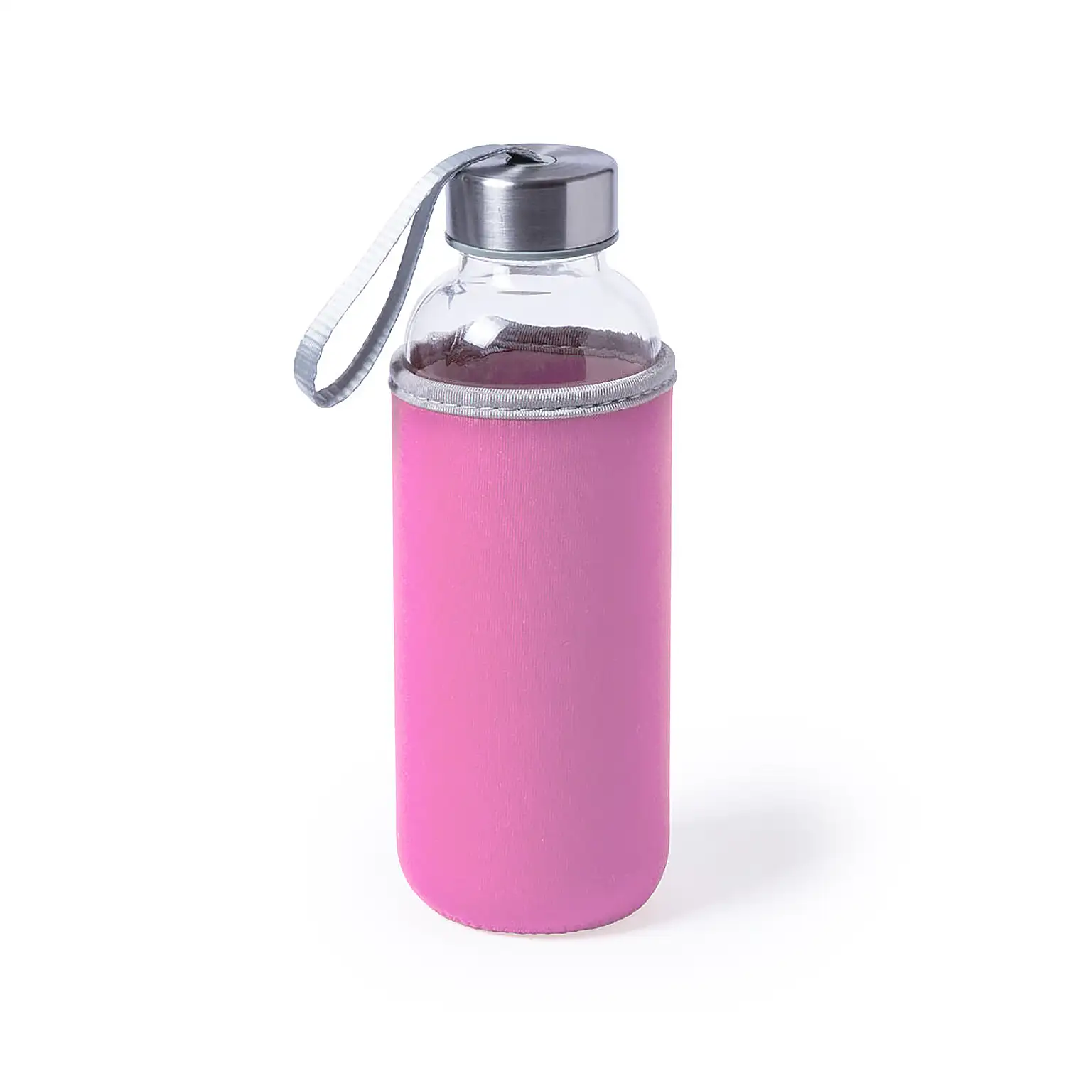 Bidón cristal 420 ml. con funda Soft Shell