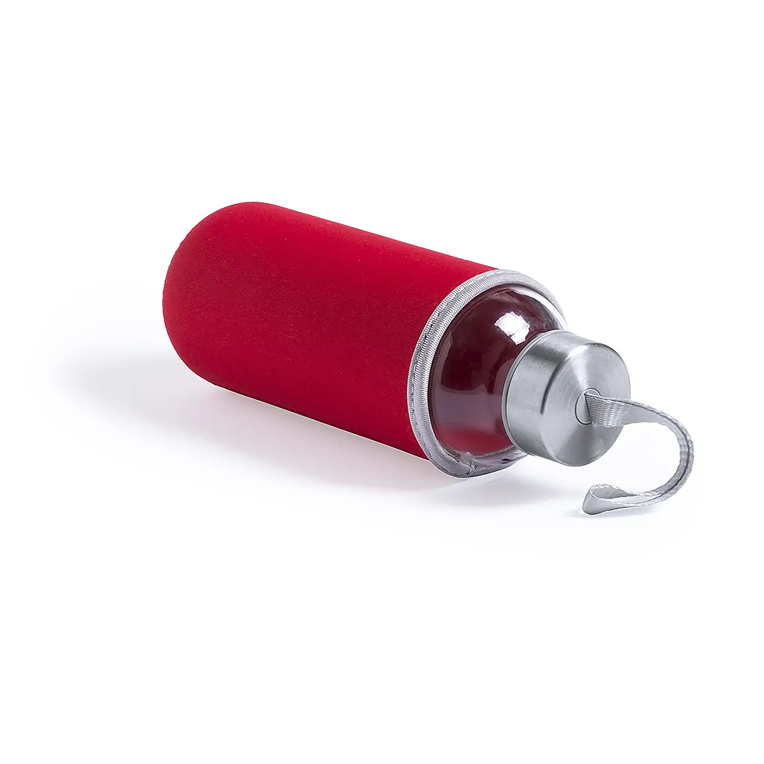 Bidón cristal 420 ml. con funda Soft Shell