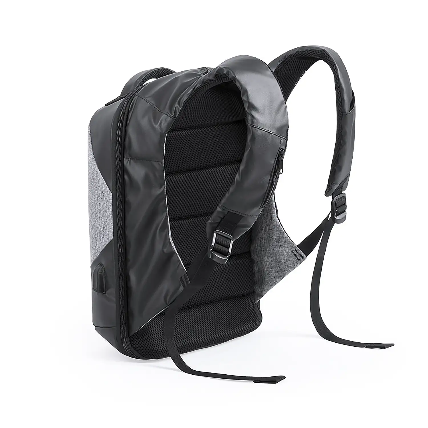 Mochila Antirrobo Conexión USB. Bolsillo Acolchado para Portátil y Tablet. Parte Trasera y Cintas Acolchadas