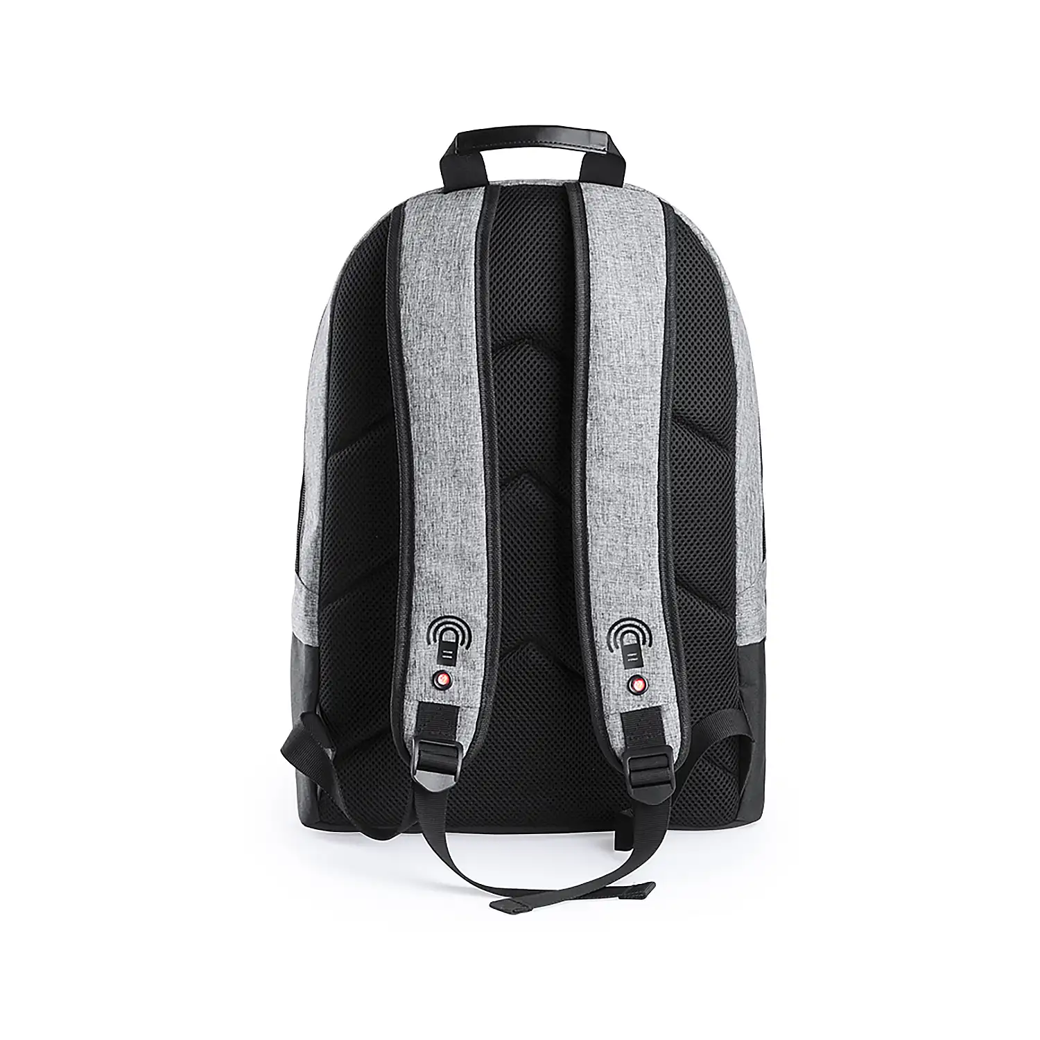 Mochila Indicador Luces Led Intermitentes. Bolsillo Acolchado para Portátil. Parte Trasera y Cintas Acolchadas. Conexión USB