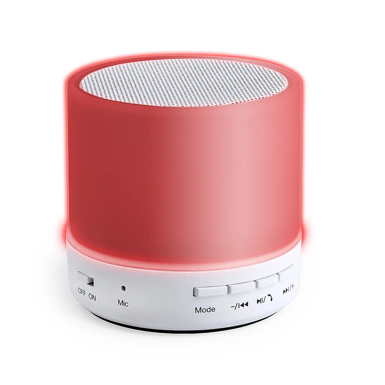 Altavoz bluetooth con luces led multicolor. Potencia Sonido 3W. Batería 300 mAh
