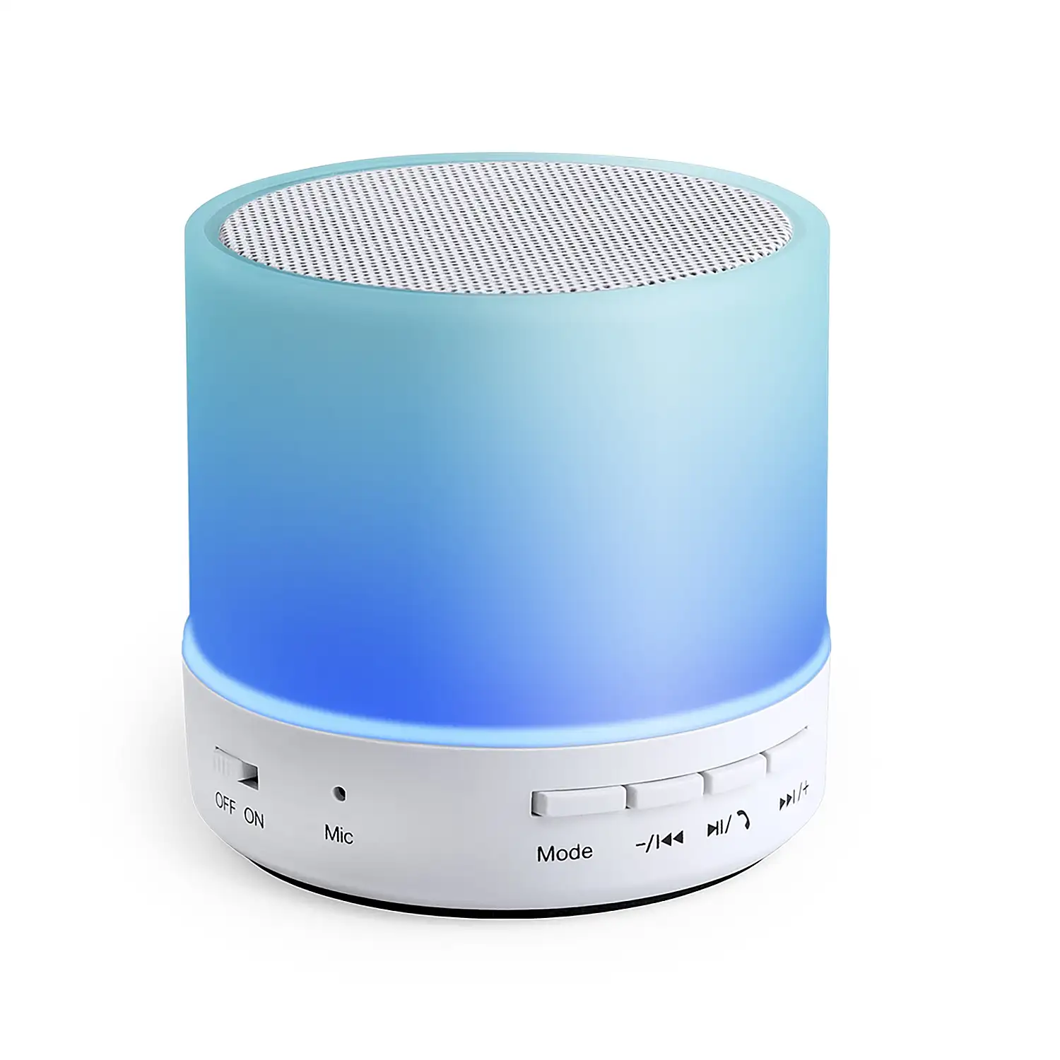 Altavoz bluetooth con luces led multicolor. Potencia Sonido 3W. Batería 300 mAh