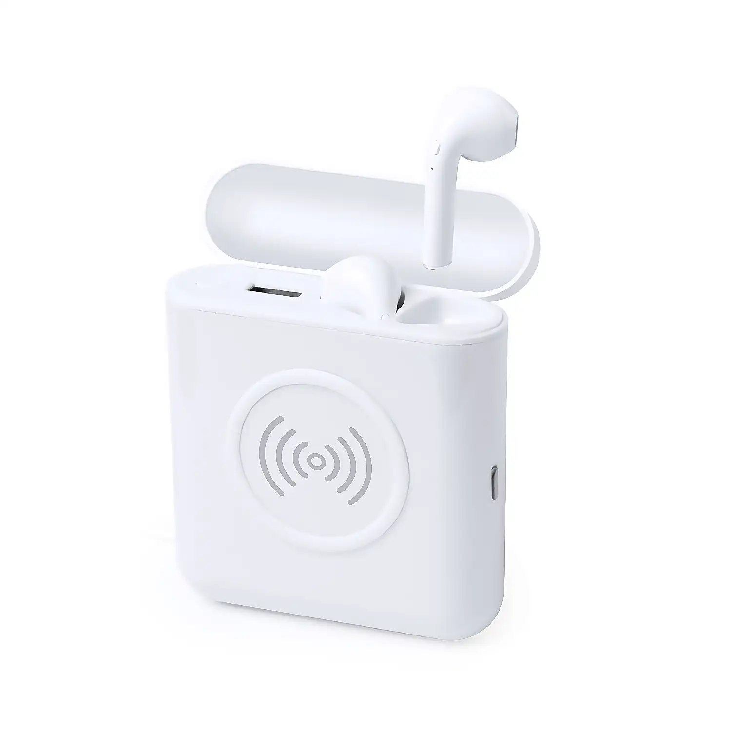 Auriculares Power Bank Inalámbrico 5W. 5200 mAh. Salida USB. Entrada Tipo C. Conexión Bluetooth. Batería 35 mAh