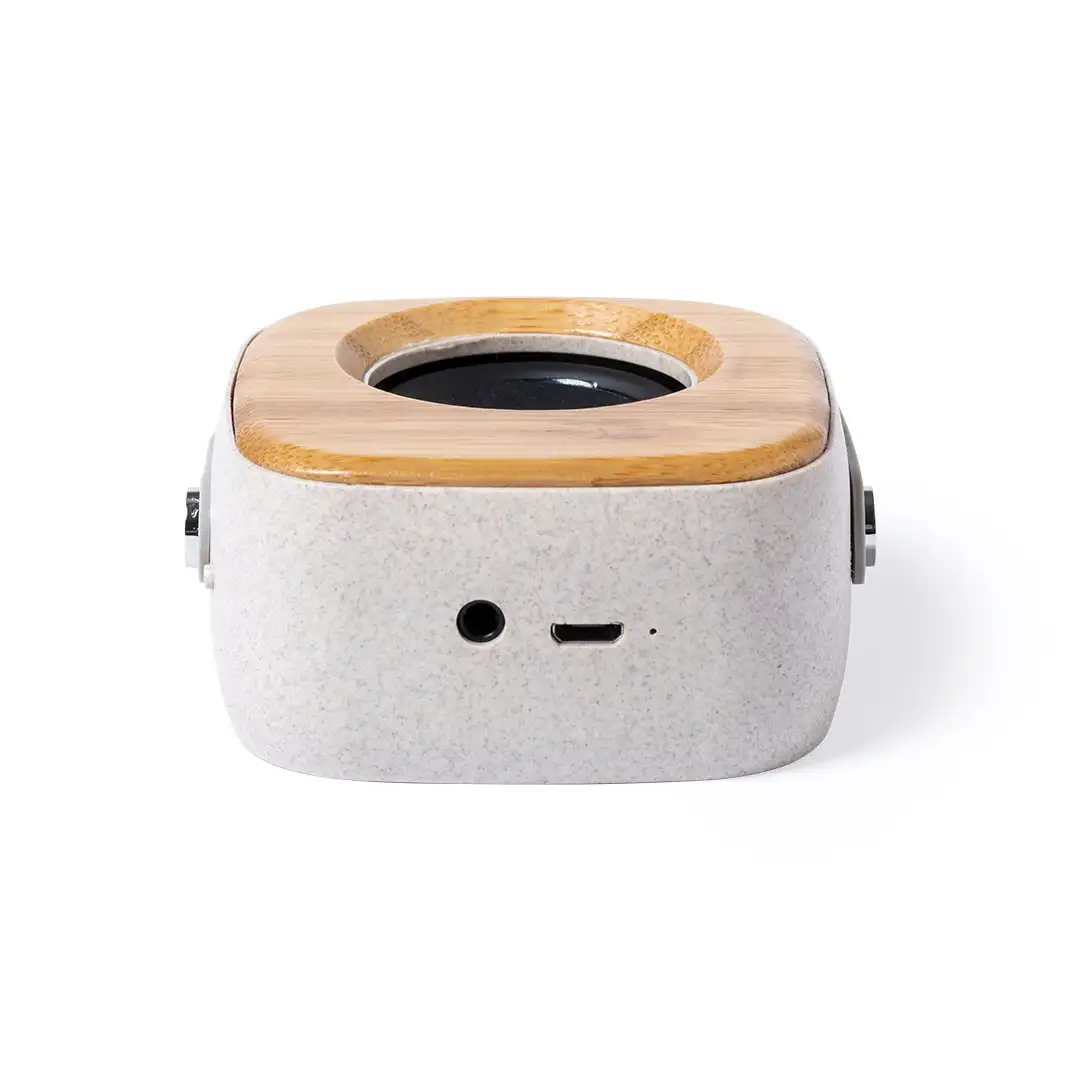 Altavoz nature bambú Bluetooth 5.0 . Potencia Sonido 3W. Batería 500 mAh