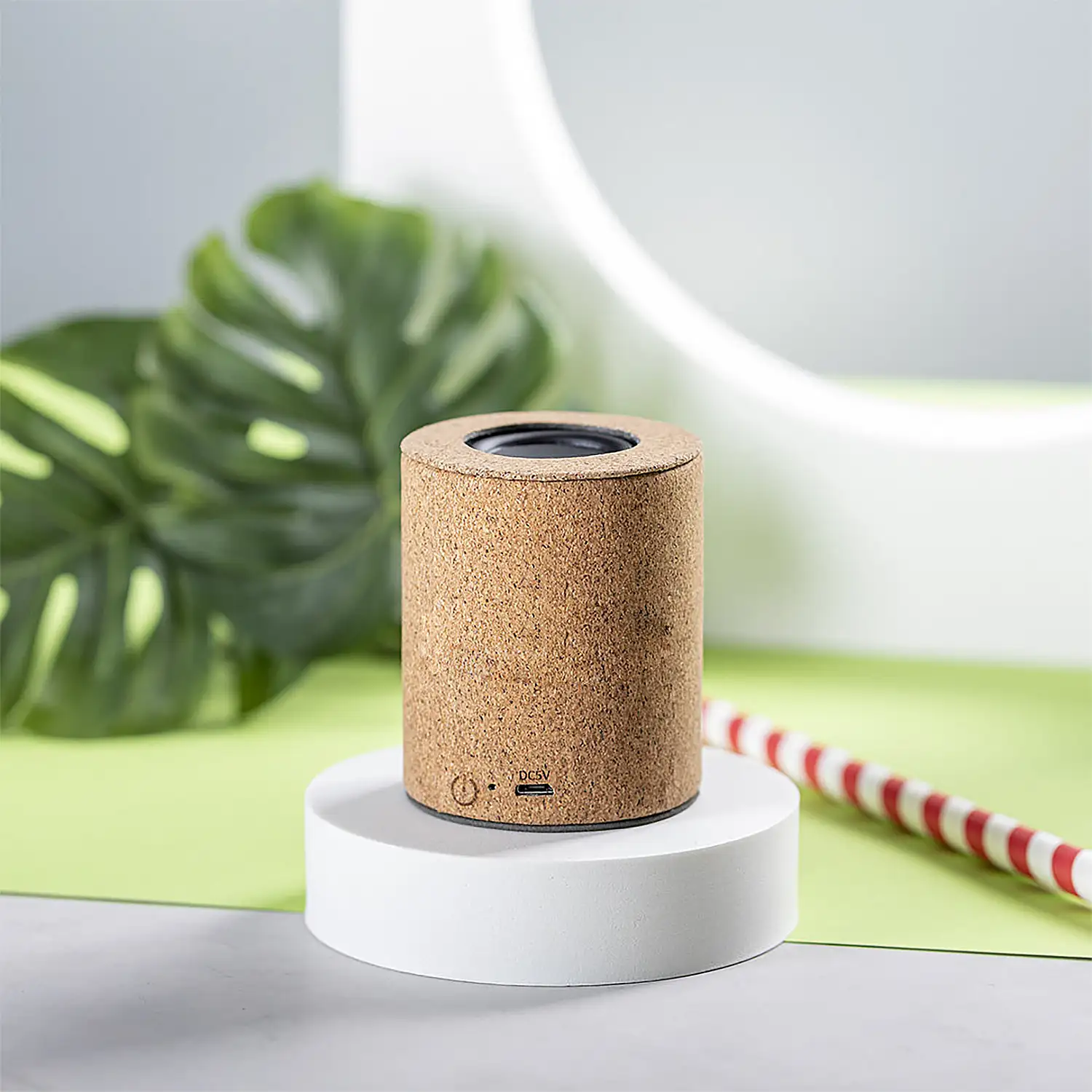 Altavoz nature corcho bluetooth 5.0 . Potencia Sonido 3W. Batería 300 mAh