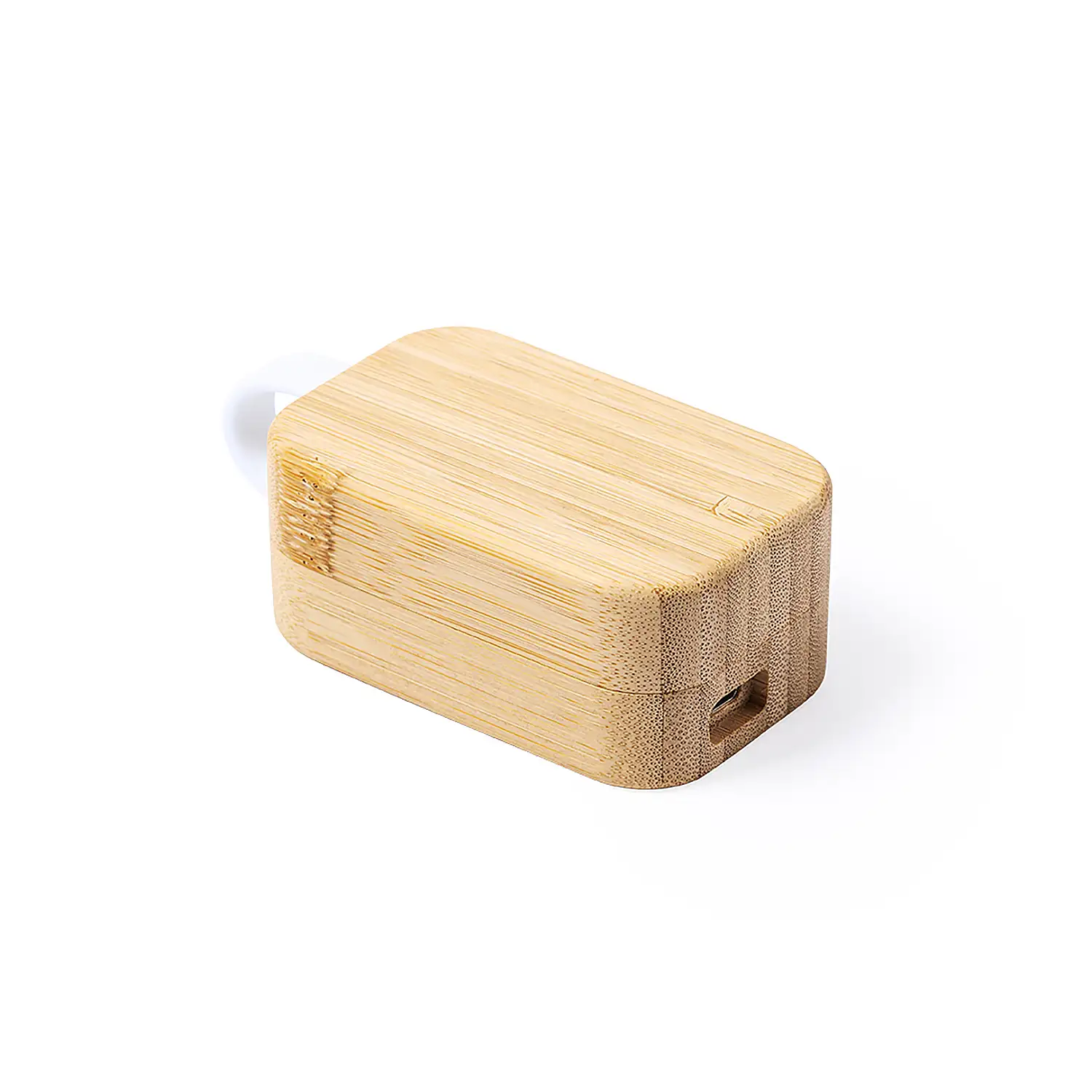 Auricularesnature bambú bluetooth 5.0 . Batería 35 mAh/ Base Carga 400 mAh