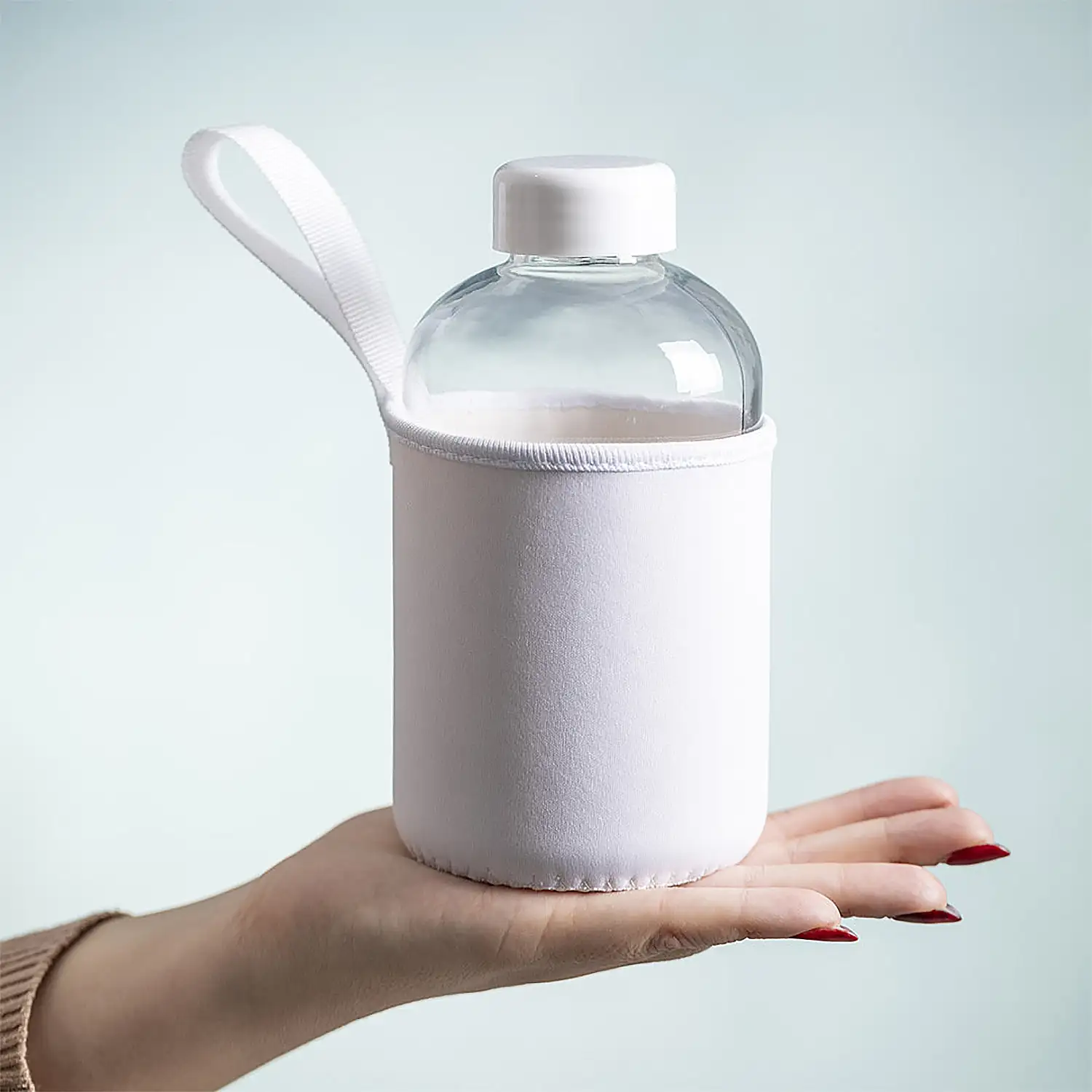  Bidón cristal 600 ml. Funda Soft Shell