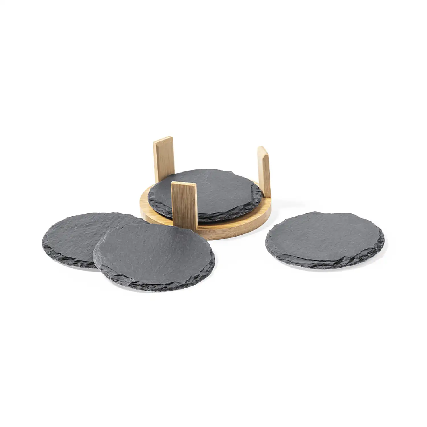  Set Posavasos pizarra 4 Piezas