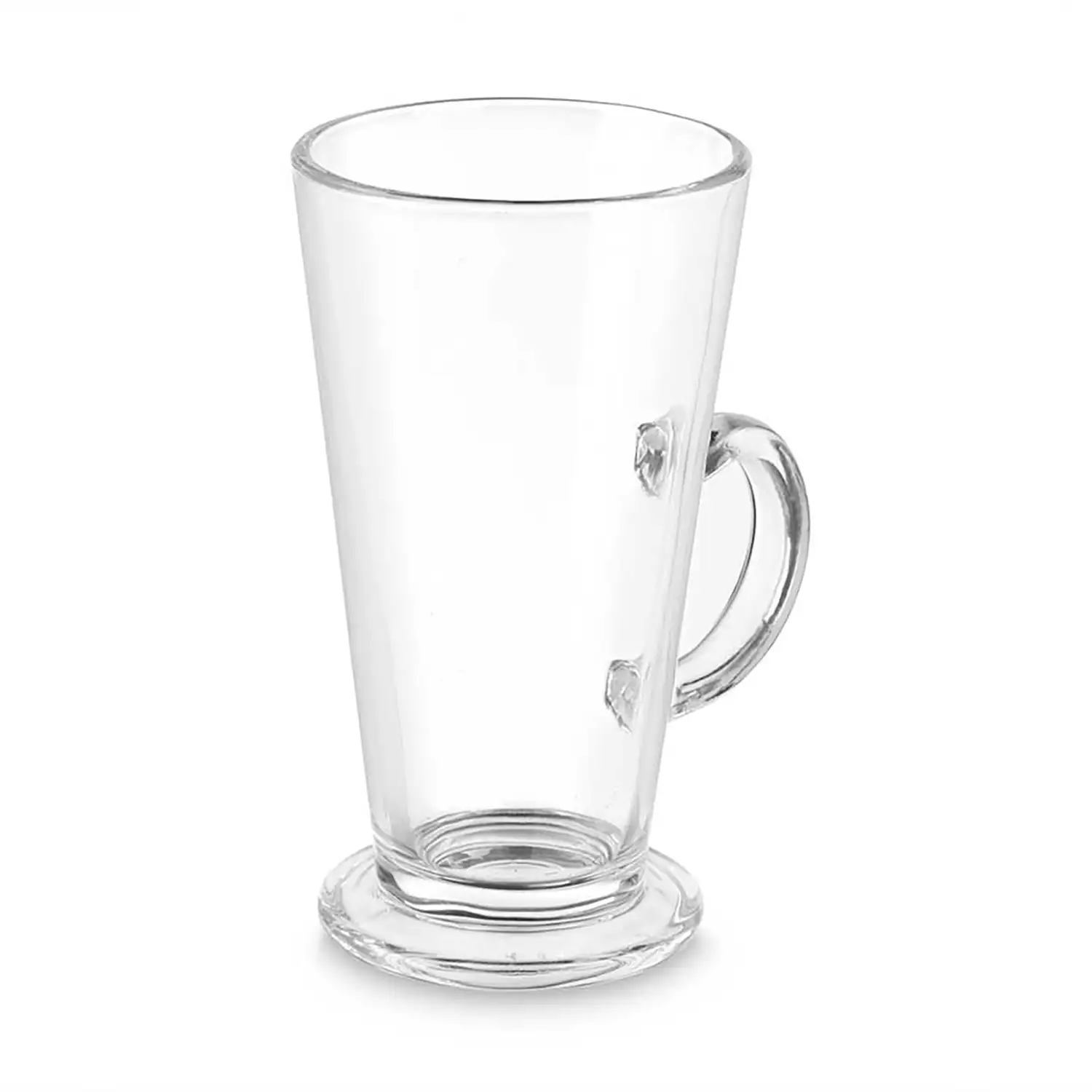 PACK 6 TAZAS VIDRIO CAFE LATTE 280ML