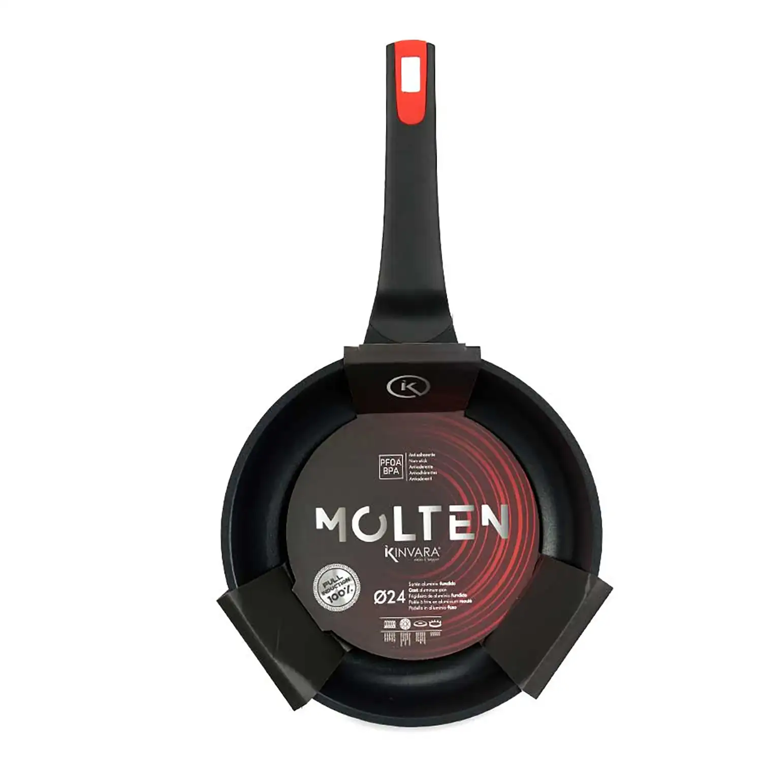 SARTEN 24CM AL FUNDIDO FULL INDUCTION MOLTEN