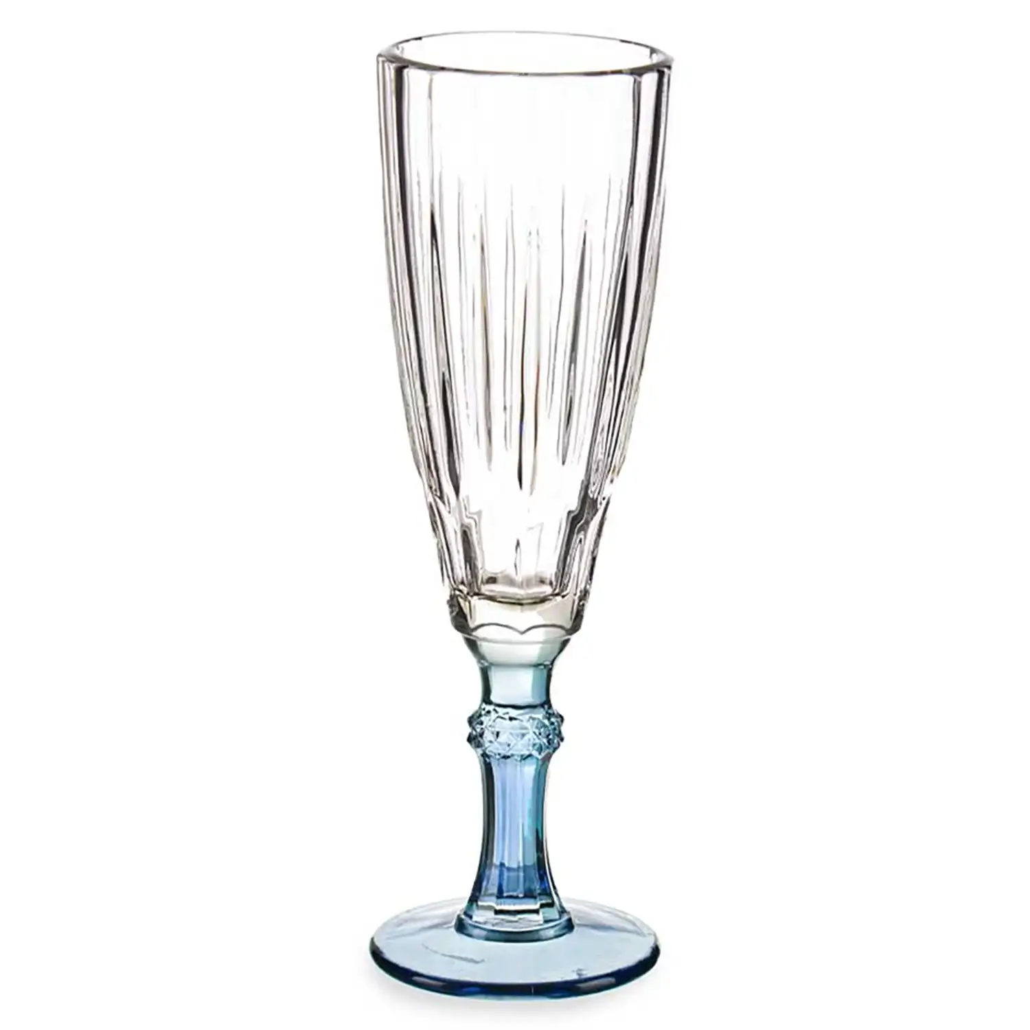PACK 6 COPAS CAVA COLOR AZUL 170ML
