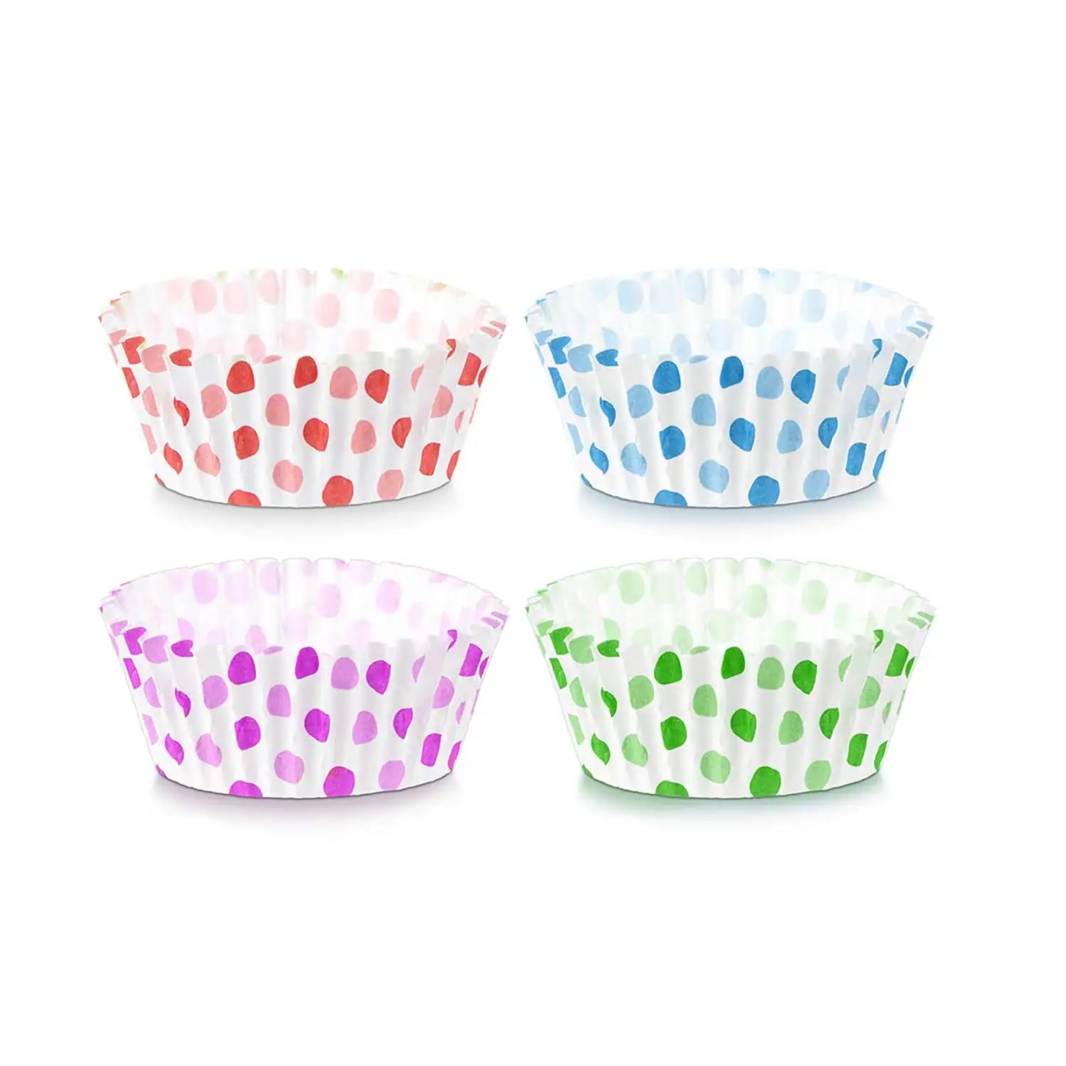 SET 150 MOLDES PAPEL PUNTOS 10,5CM SURT 4