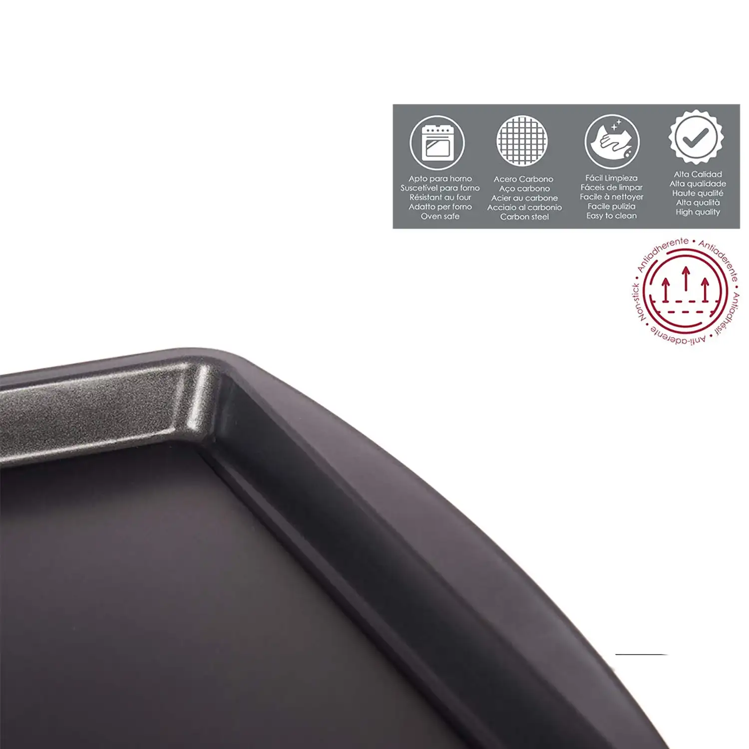 BANDEJA RECTANGULAR METAL 48CM
