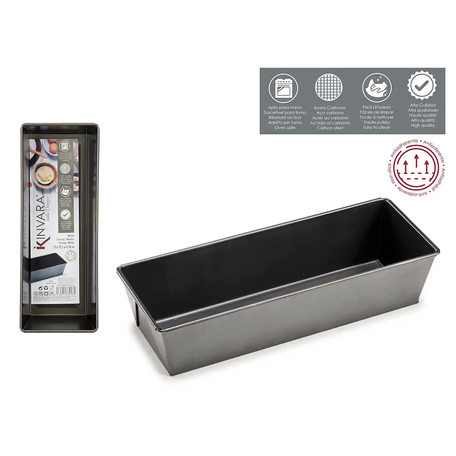 MOLDE RECTANGULAR METAL 31CM