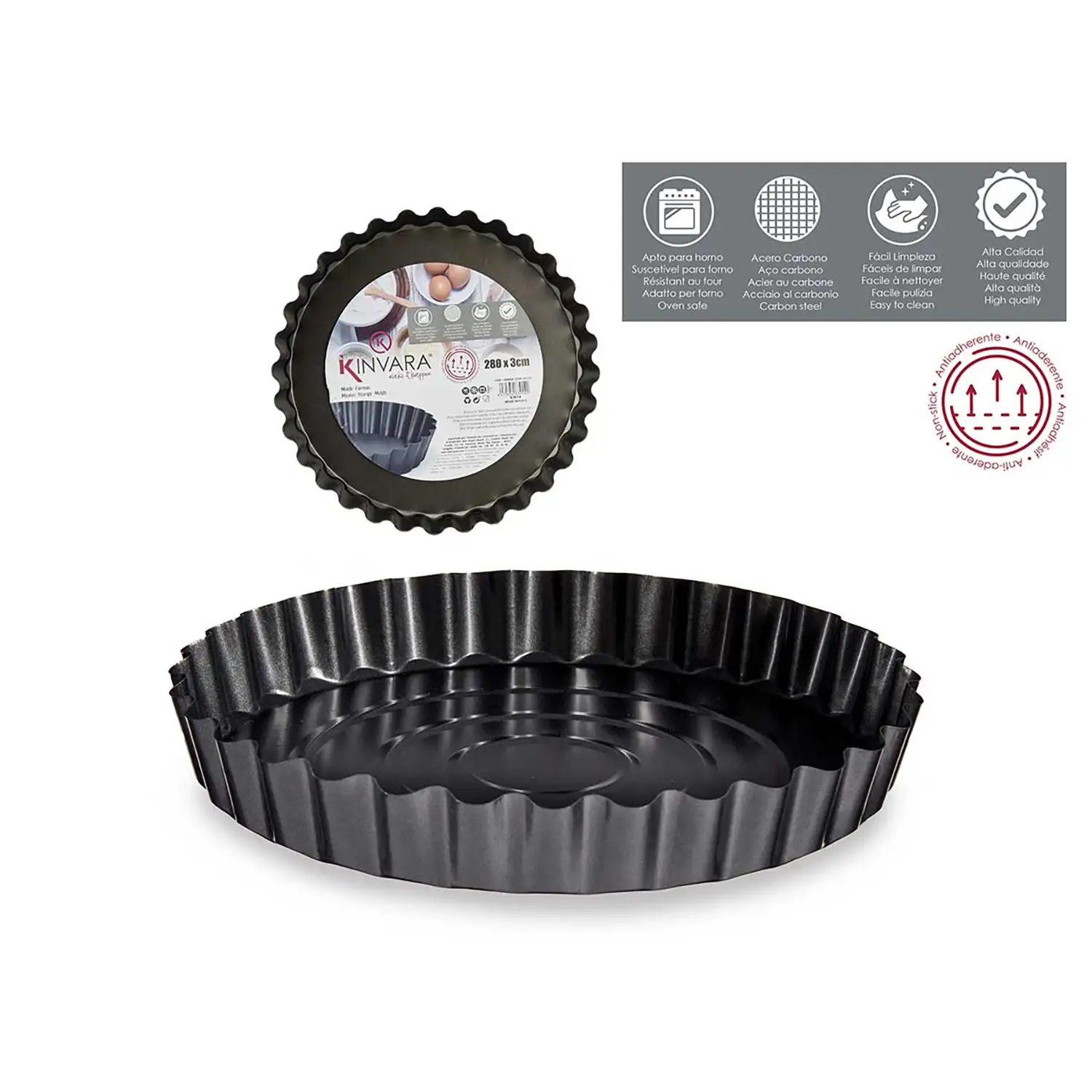 MOLDE REDONDO METAL 28CM