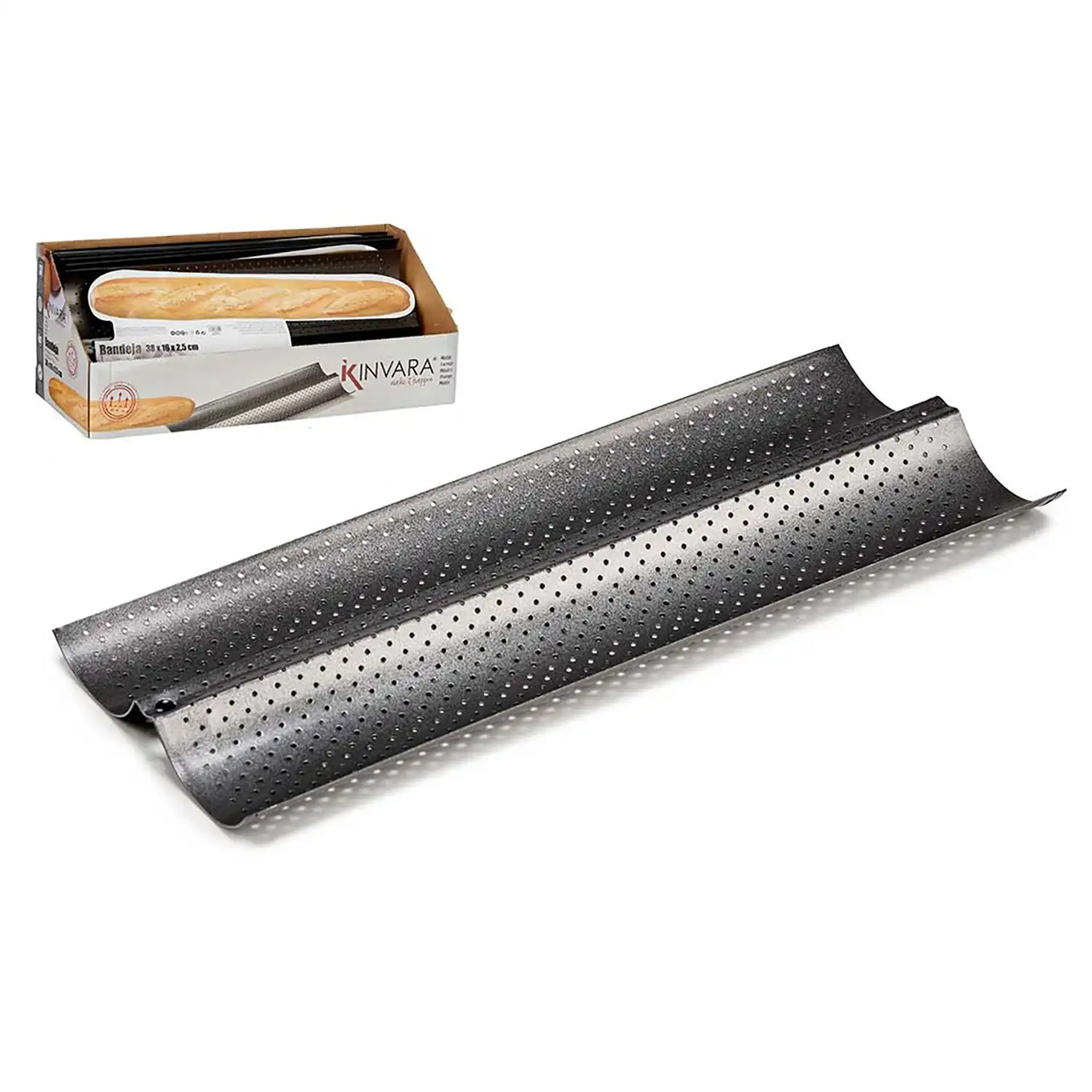 BANDEJA DE PAN METAL 38CM