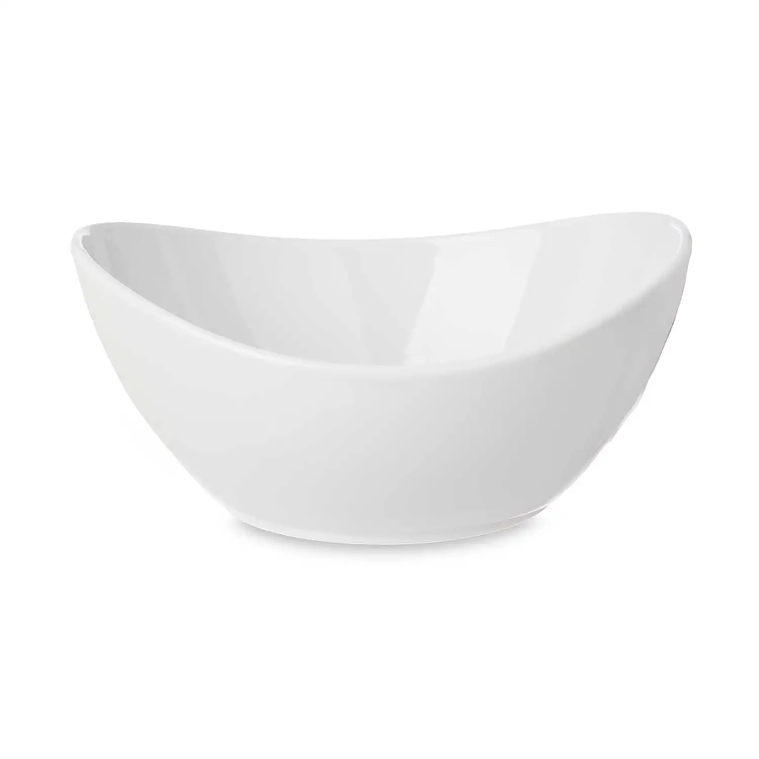 PACK 4 BOWLS OVALADOS PORCELANA 21 CM