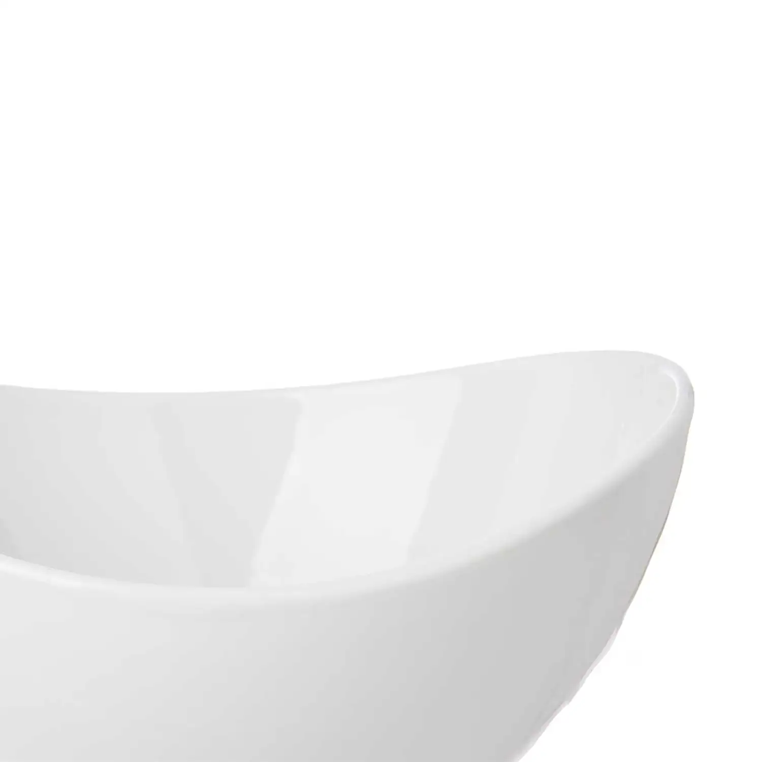 PACK 4 BOWLS OVALADOS PORCELANA 21 CM