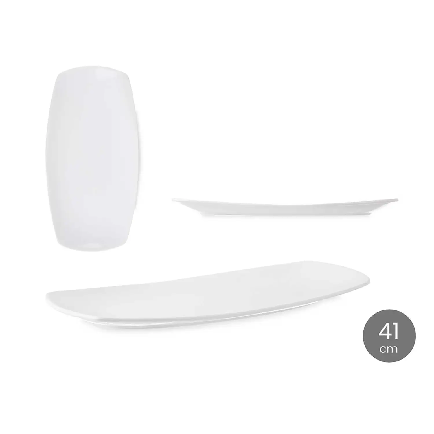 BANDEJA PORCELANA FORMA 41 CM
