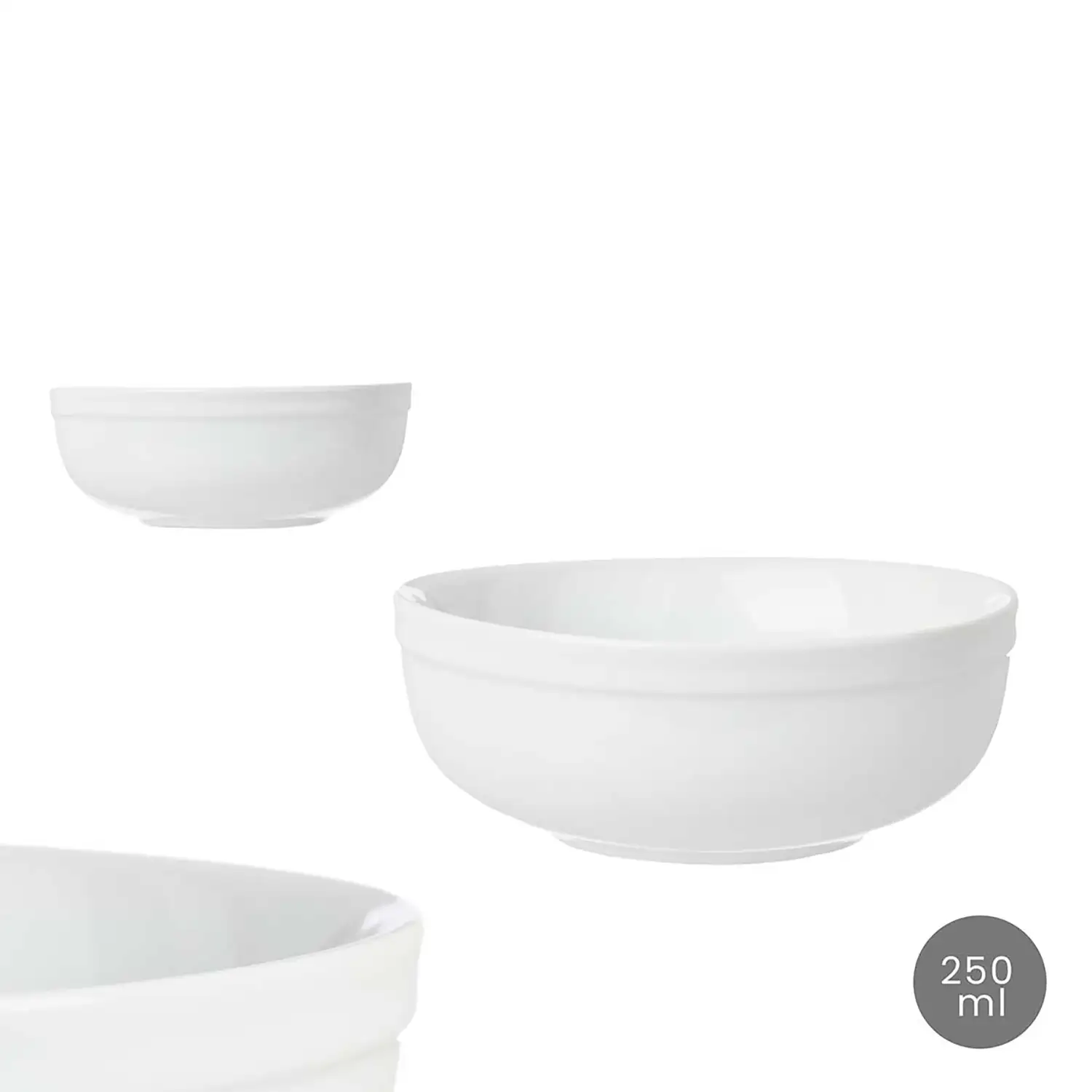 PACK 6 BOWSL PORCELANA 16 CM