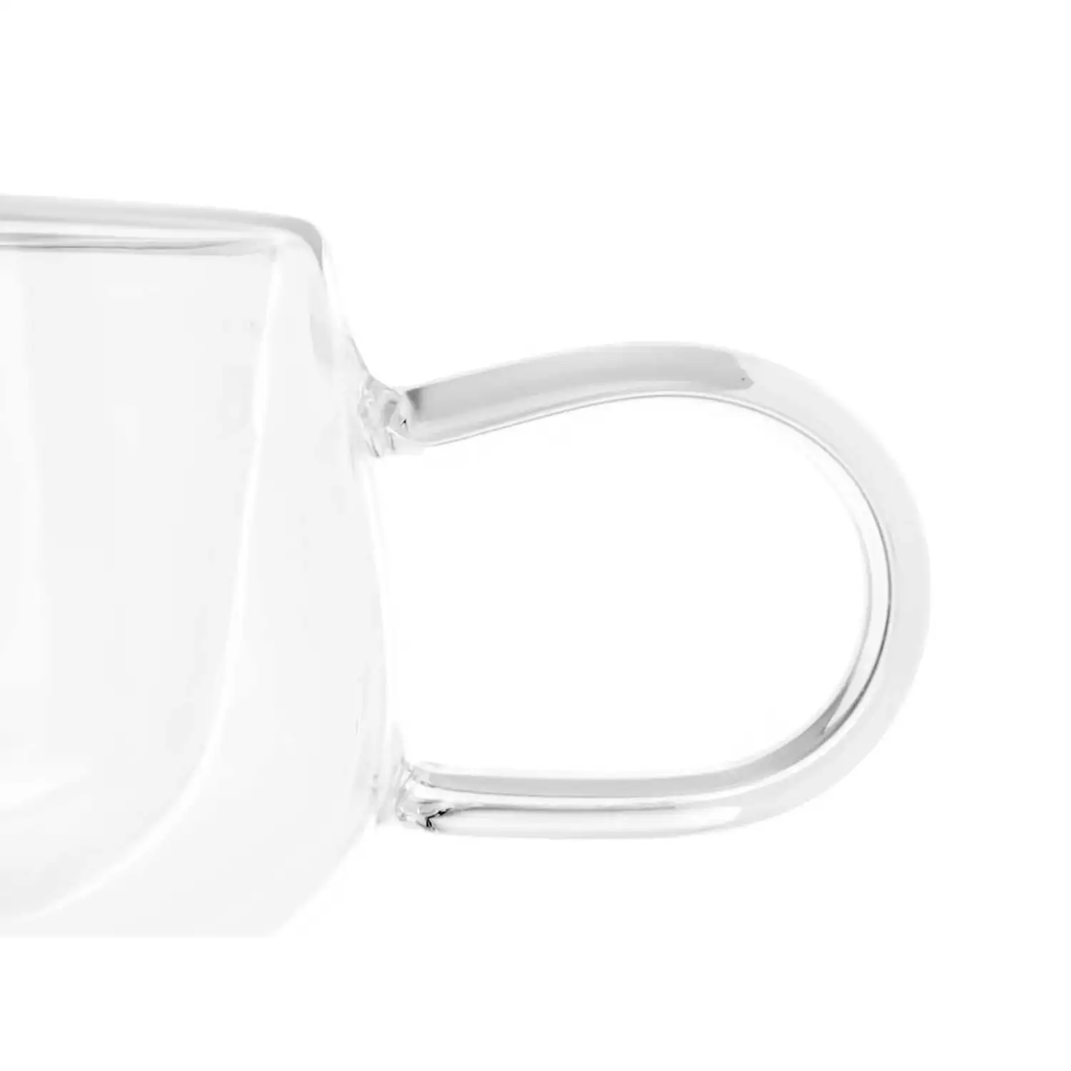 Pack de 6 tazas para té de borosilicato con doble pared y 280 ml de capacidad.