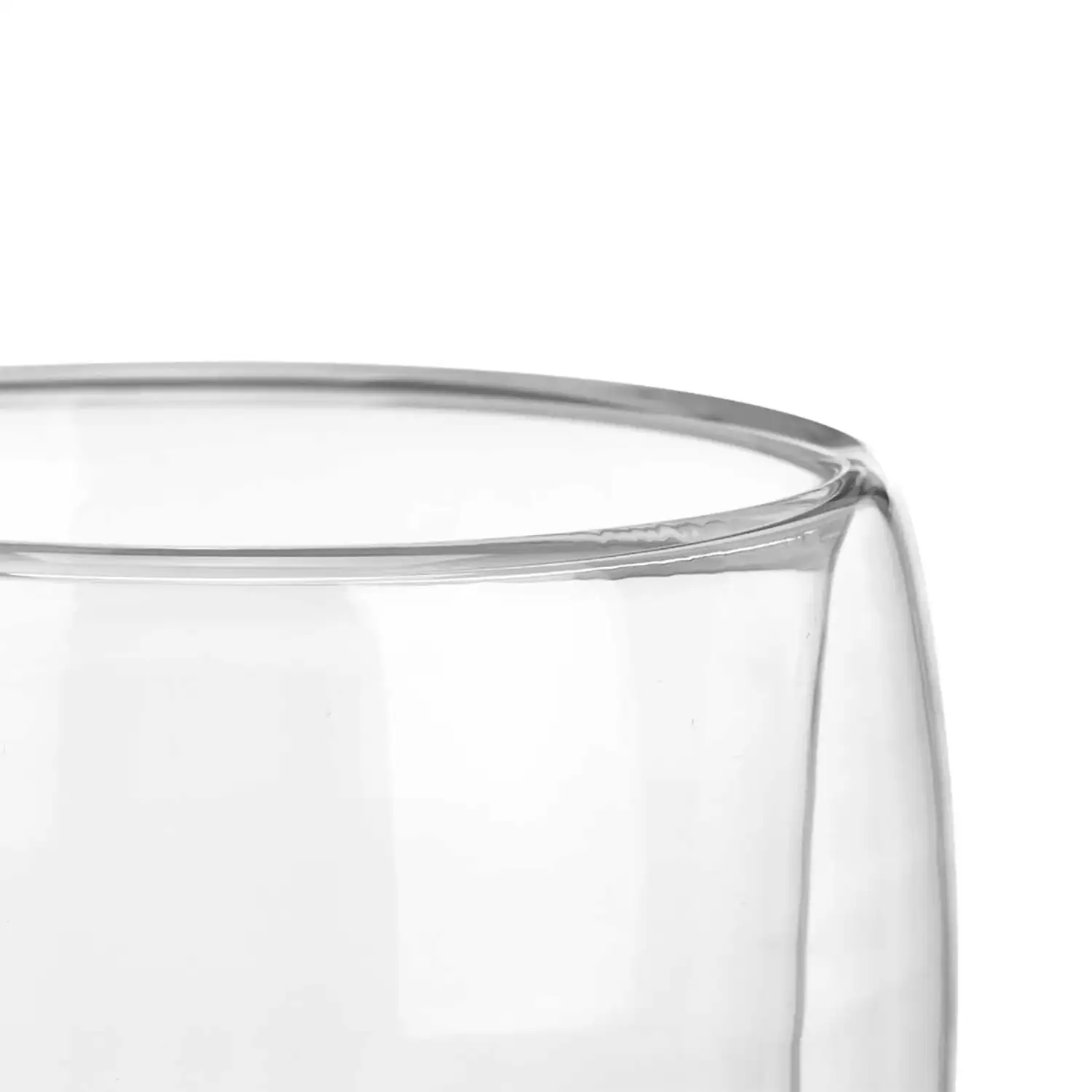 Pack de 6 vasos para refrescos de borosilicato con doble pared y 326 ml de capacidad.