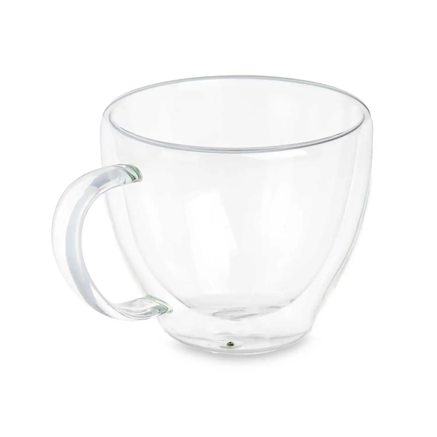 Pack de 6 tazas para café de borosilicato con doble pared y 140ml de capacidad.