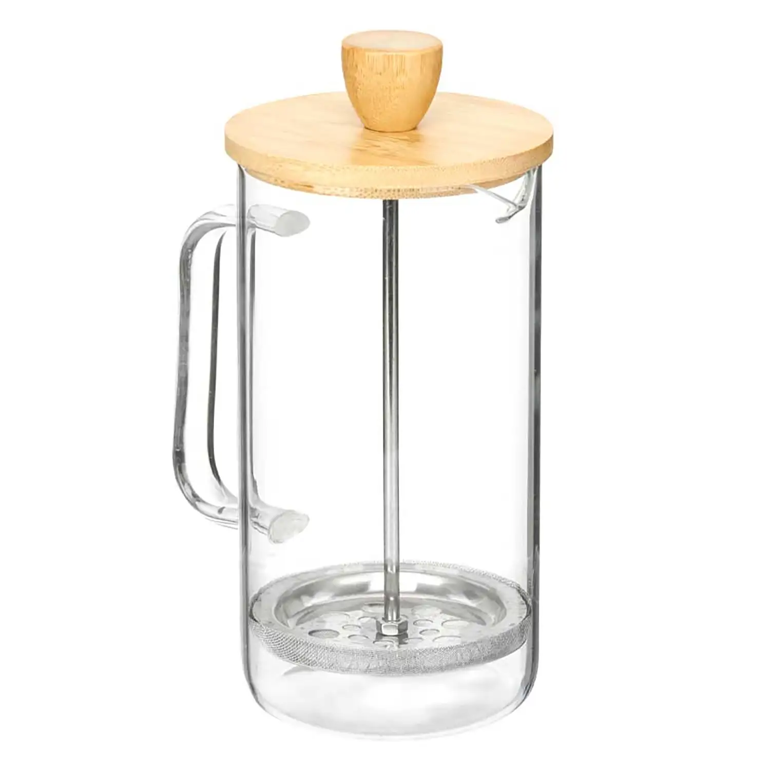 TETERA EMBOLO BOROSILICATO TAPA BAMBU 600ML
