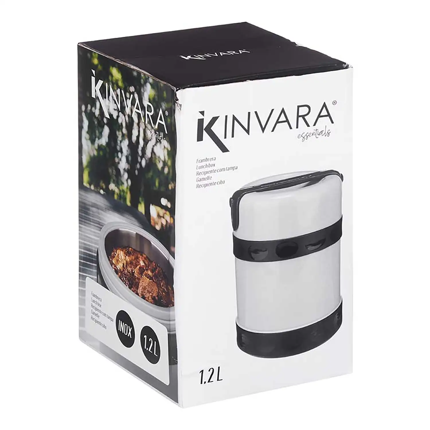 FIAMBRERA COMIDA 1,2L INTERIOR ACERO