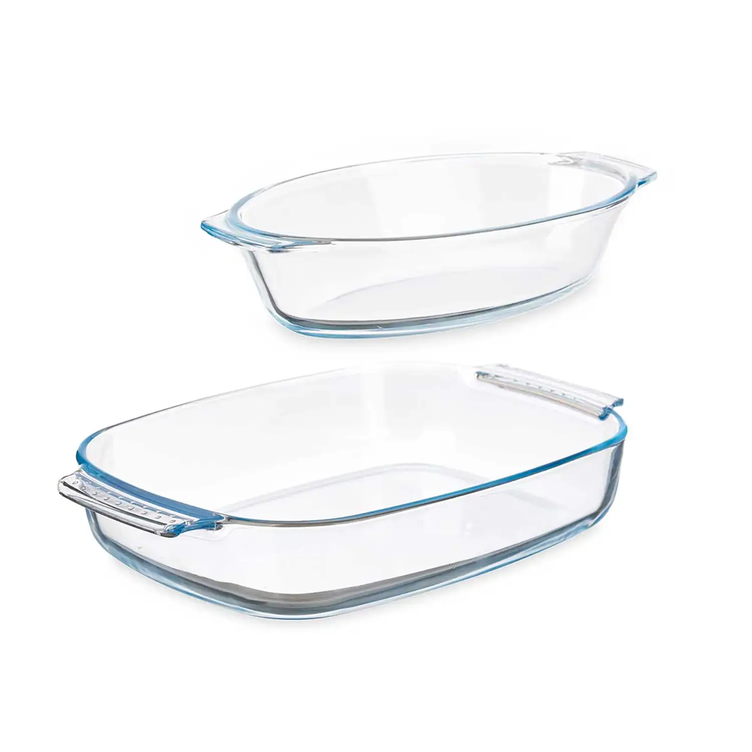 SET 2 BANDEJAS BOROSILICATO 700/2000ML