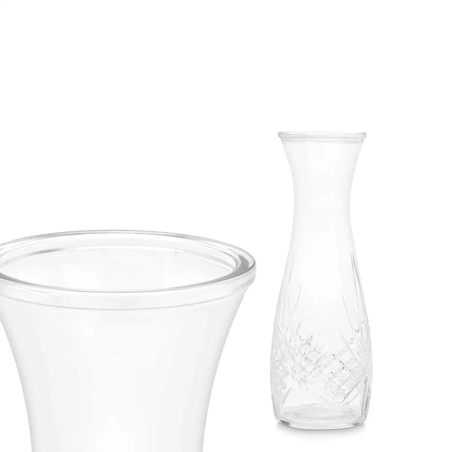 JARRA TALLADA ROMBOS SIN ASA 1000ML