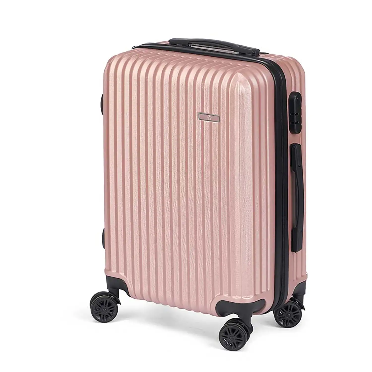 Maleta trolley de cabina en ABS, ligera y resistente. Diseño listón.