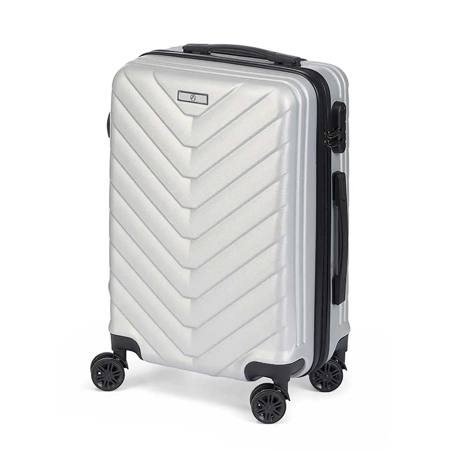 Maleta trolley de cabina en ABS, ligera y resistente. Diseño escamas.