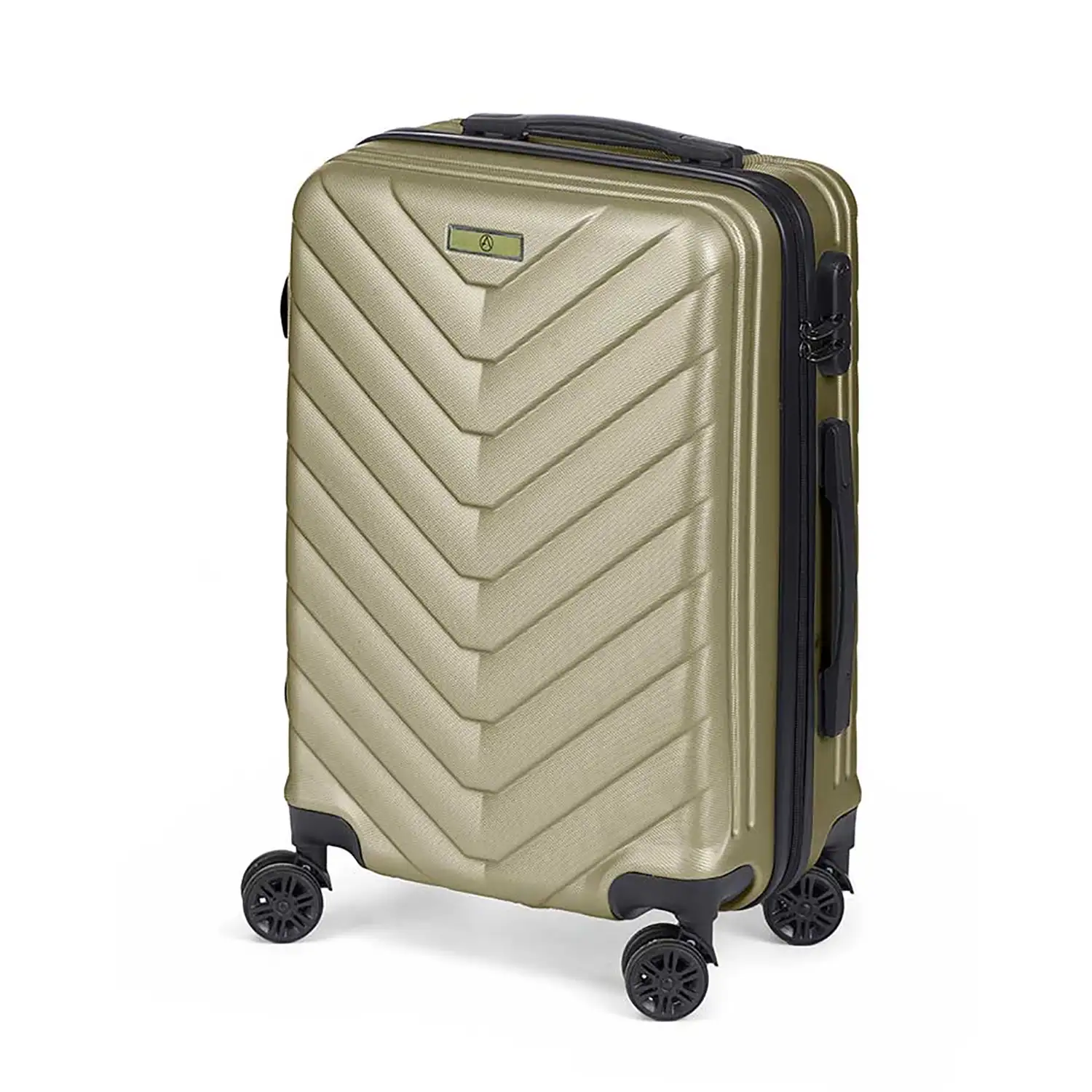 Maleta trolley de cabina en ABS, ligera y resistente. Diseño escamas.