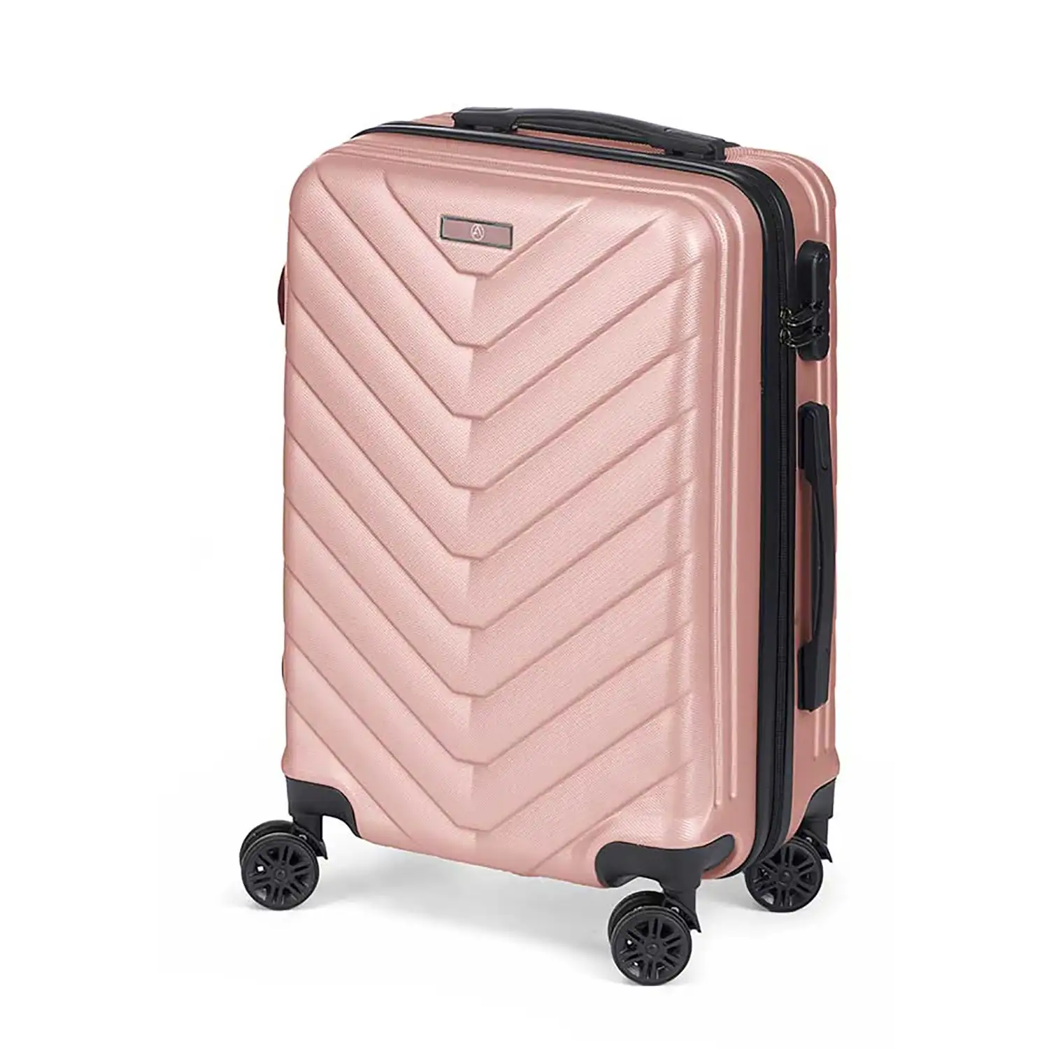 Maleta trolley de cabina en ABS, ligera y resistente. Diseño escamas.