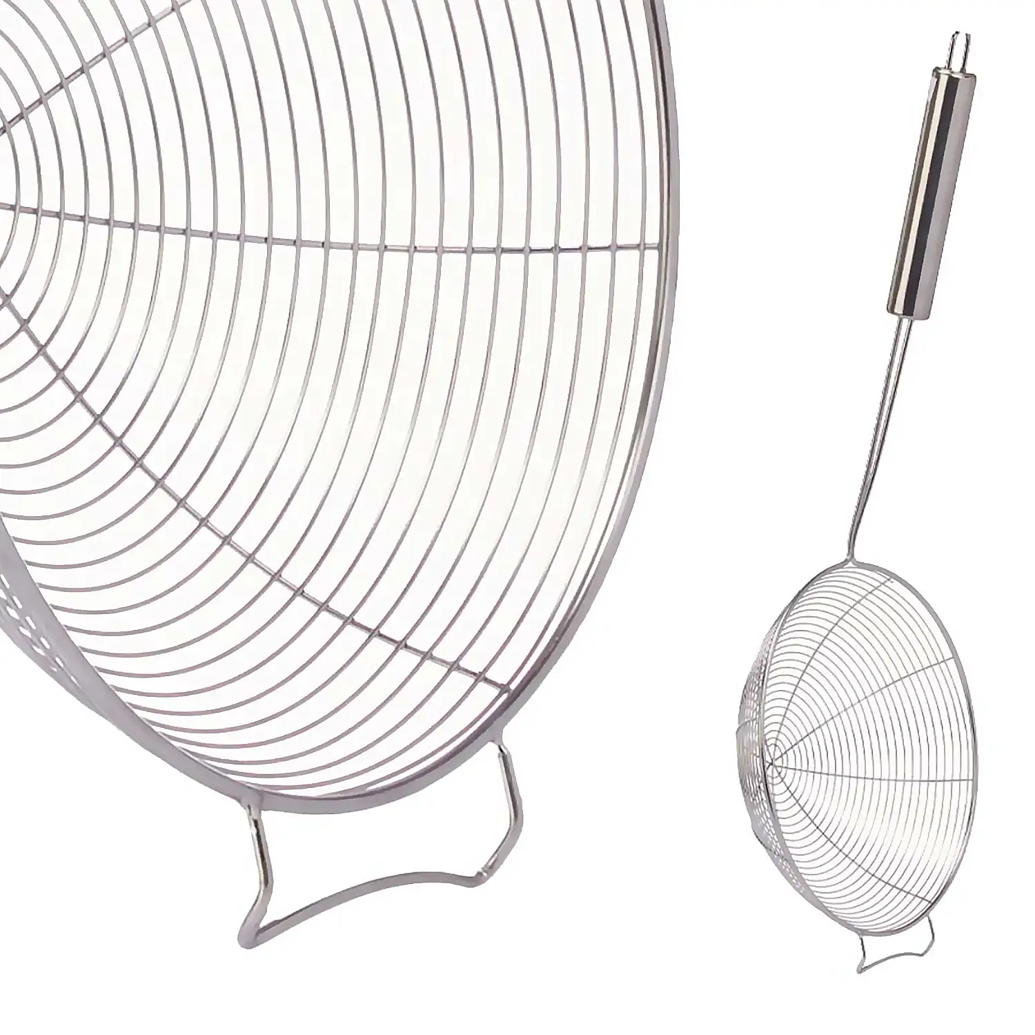 PALA ESCURRIDOR ACERO 19CM SOPORTE