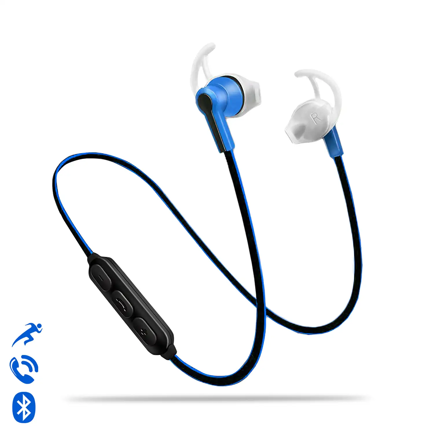 Auriculares deportivos 8S Bluetooth 4.1 con manos libres y mando