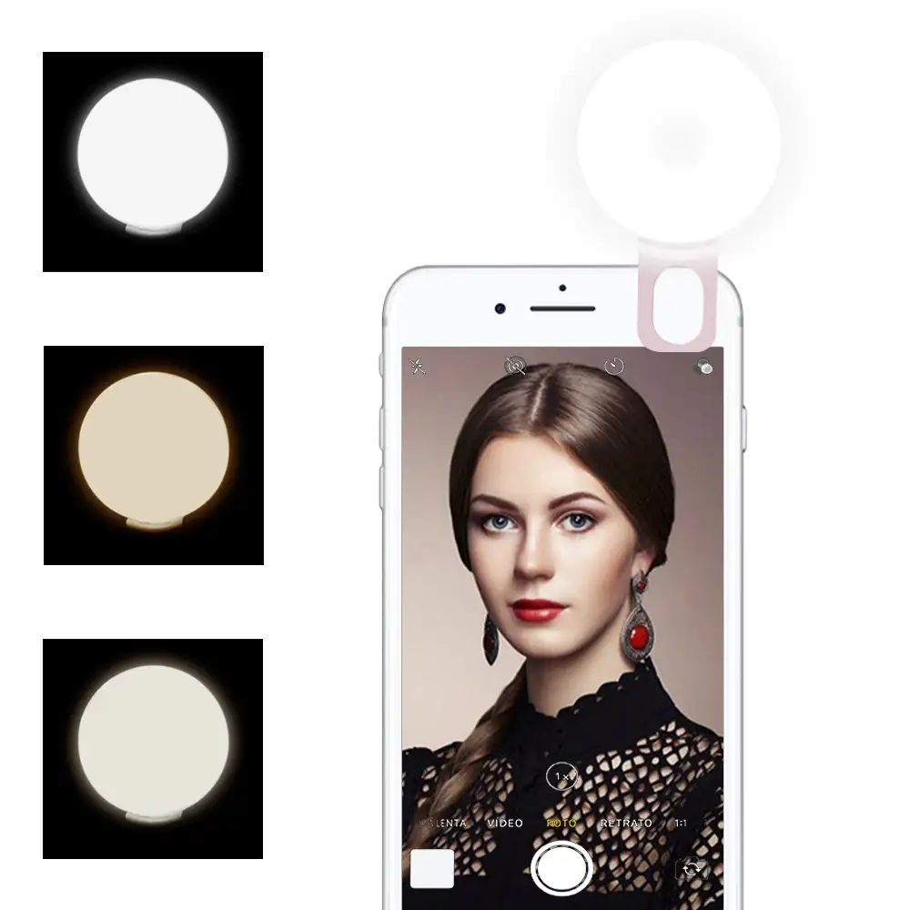 Luz Beauty para smartphone, especial selfies