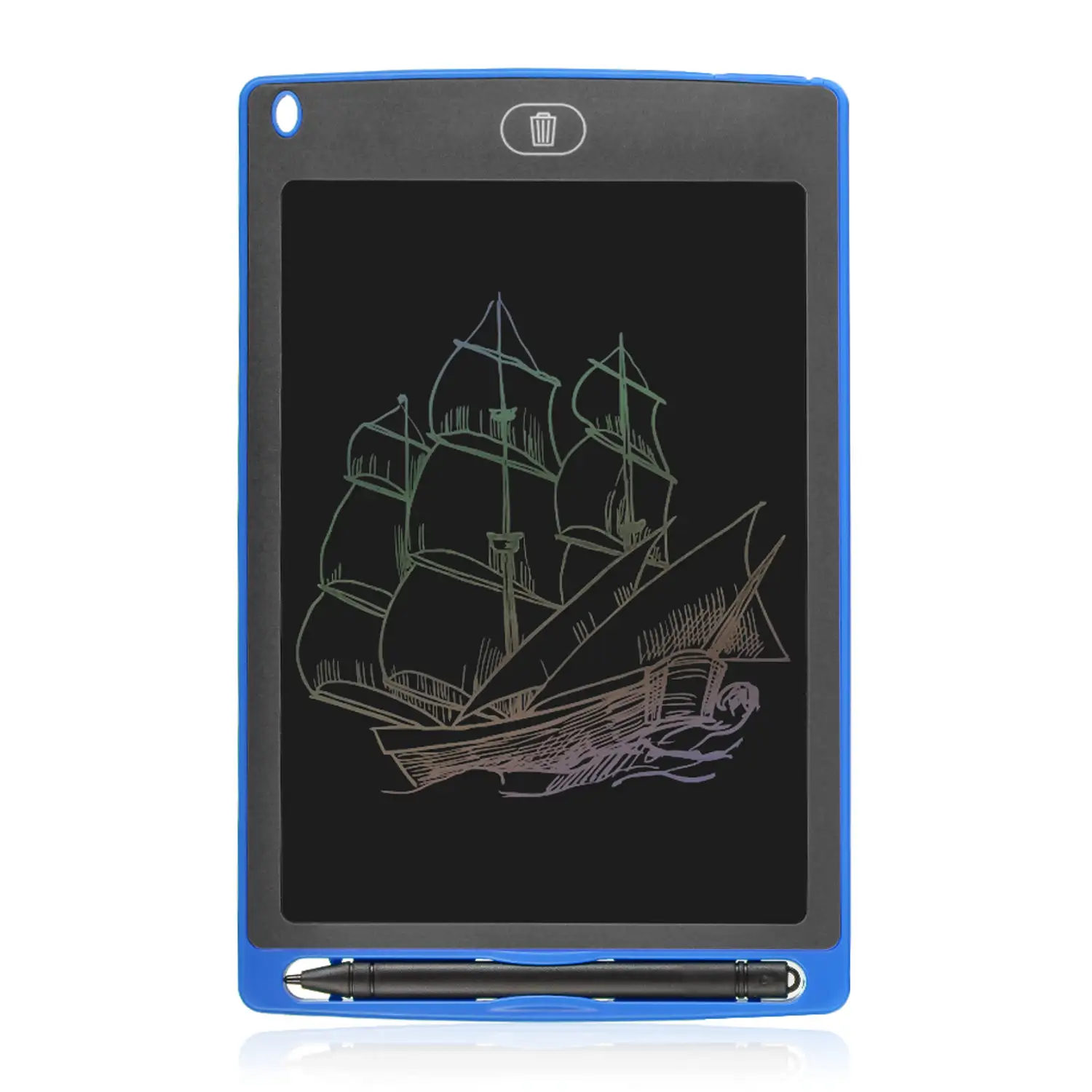 Tableta LCD portátil de dibujo y escritura con fondo multicolor de 8,5 pulgadas