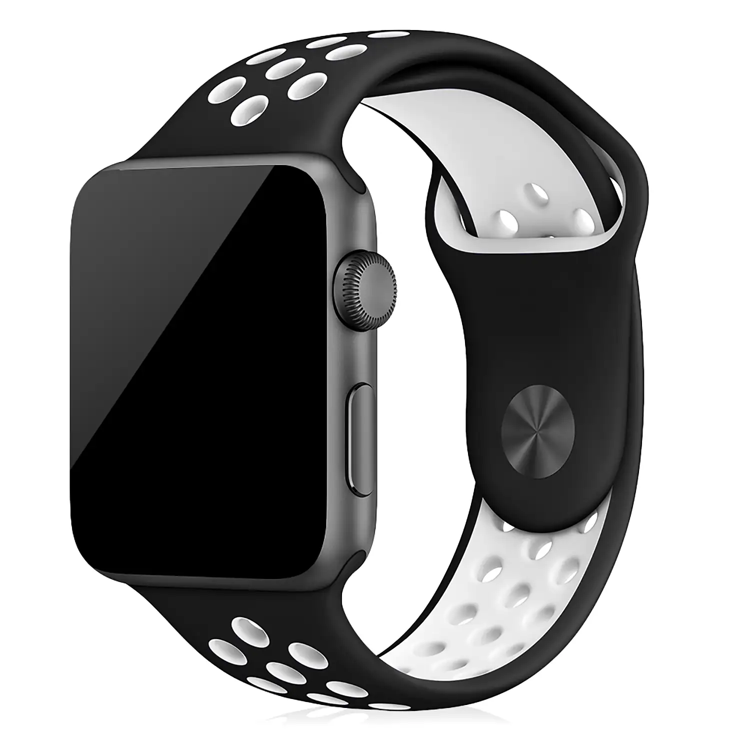 Correa deportiva de silicona Compatible con Apple Watch de: 38/40/41mm Talla M/L